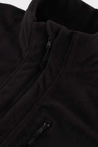 Champion Slim Fit Yarım Fermuarlı Polar Erkek Sweat 219449 NBK/NBK KK001 SİYAH - 4