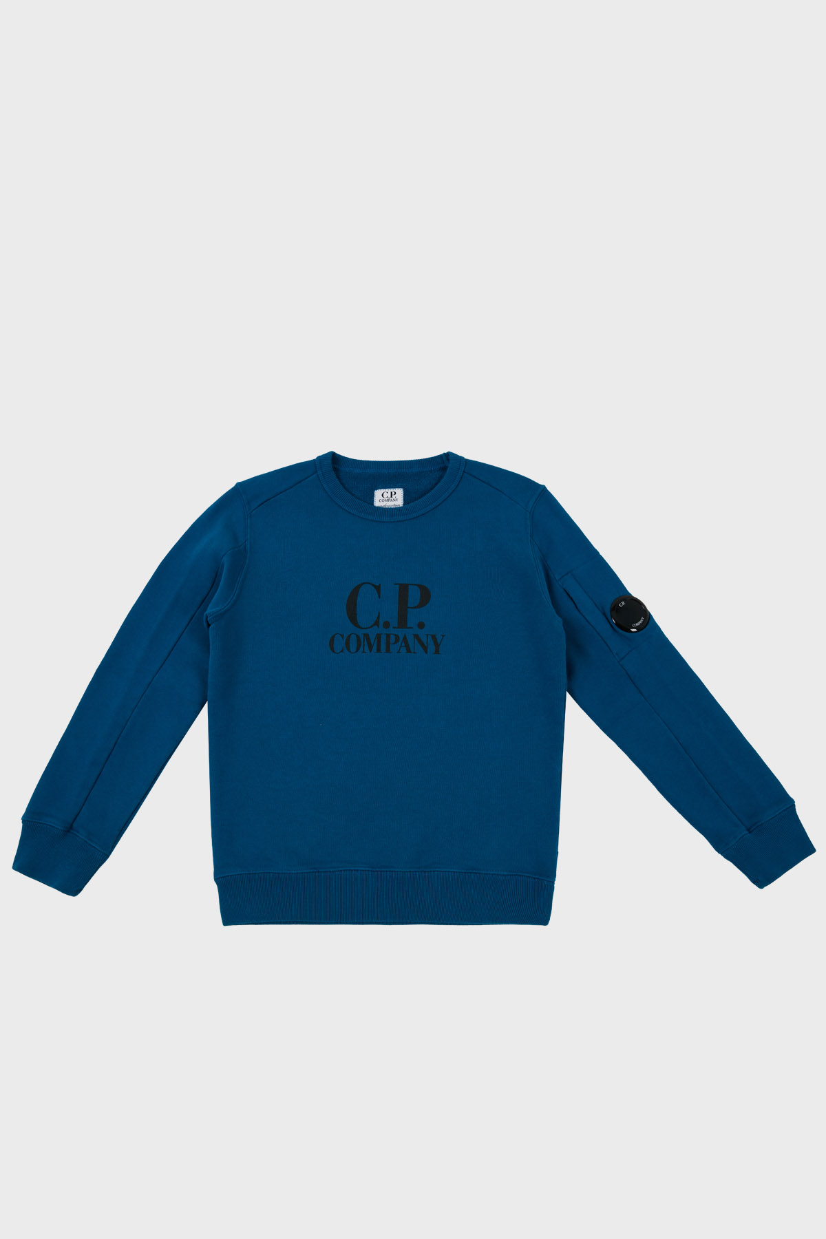 C.P. Company Pamuklu Bisiklet Yaka Çocuk Sweat 10CKSS058 003569W 870 SAKS