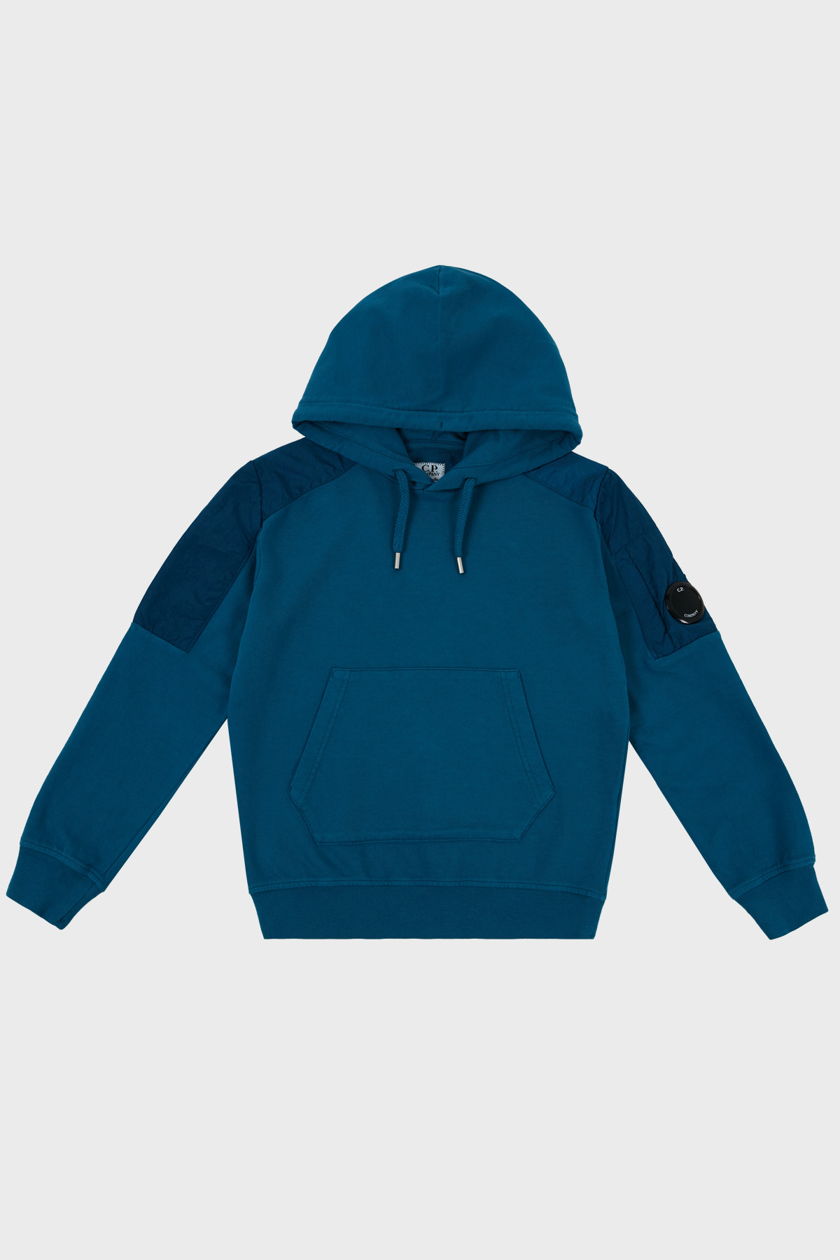 C.P. Company Pamuklu Kapüşonlu Çocuk Sweat 10CKSS027 002246M 870 PETROL