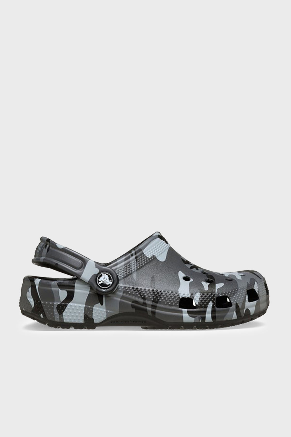 Crocs Classic Camouflage Clog K Desenli Erkek Çocuk Terlik 211879-0DD ANTRASİT