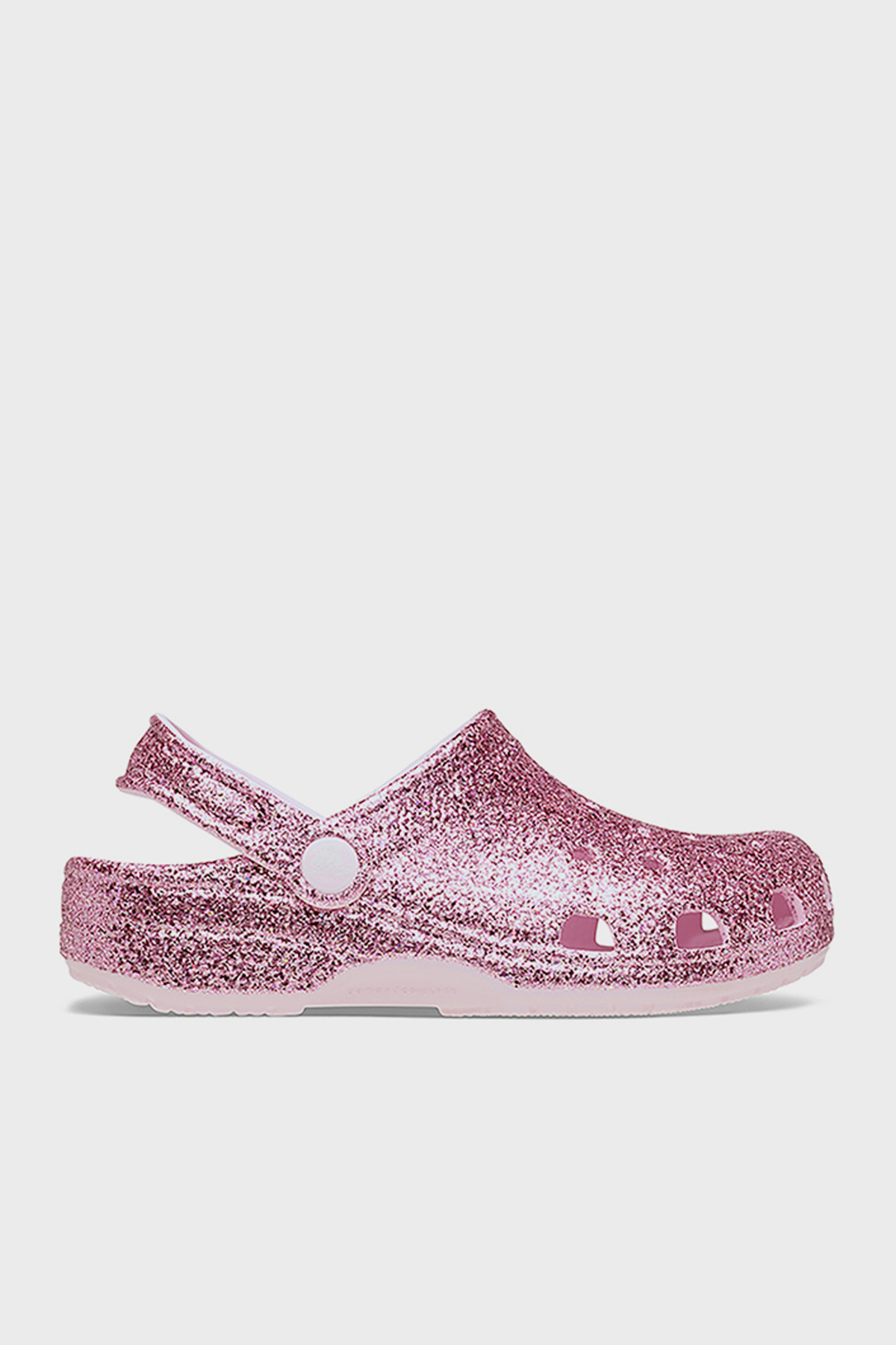Crocs Classic Chunky Glitter Clog T Simli Kız Çocuk Terlik 211940-6ZW PEMBE