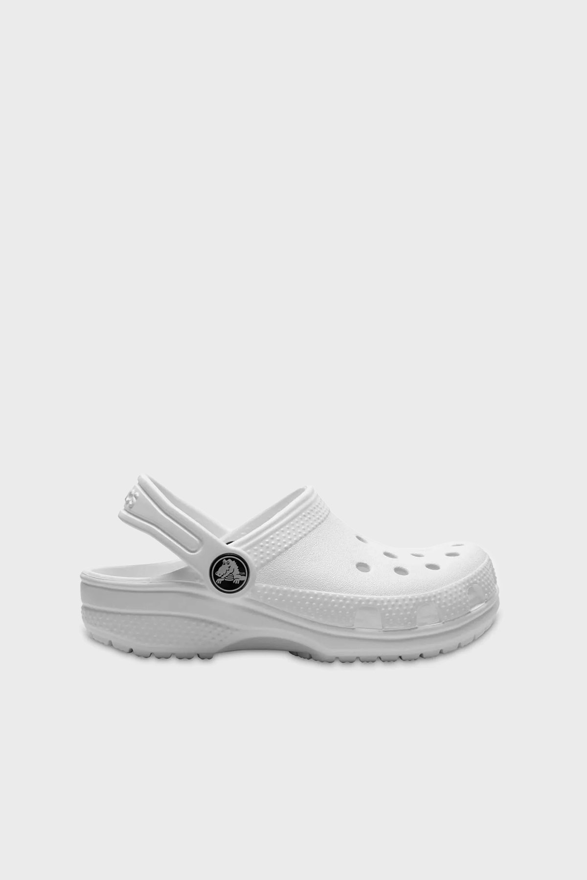 Crocs Classic Clog T Logolu Hafif Sandelet Unisex Çocuk Terlik 206990-100 BEYAZ