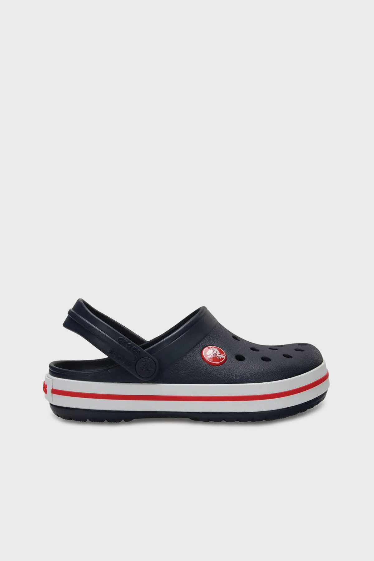 Crocs Crocband Clog T Hafif Çıkarılabilir Kayışlı Sandalet Unisex Çocuk Terlik 207005-485 LACİVERT-KIRMIZI