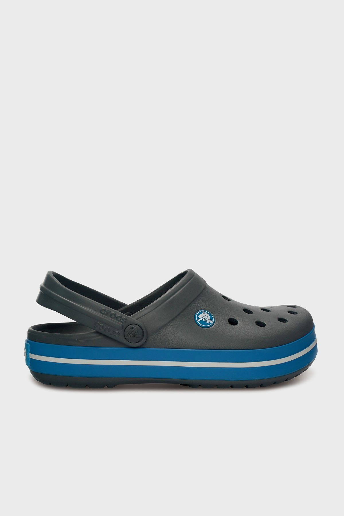 Crocs Crocband Hafif Sandalet Unisex Terlik 11016-07W GRİ-MAVİ