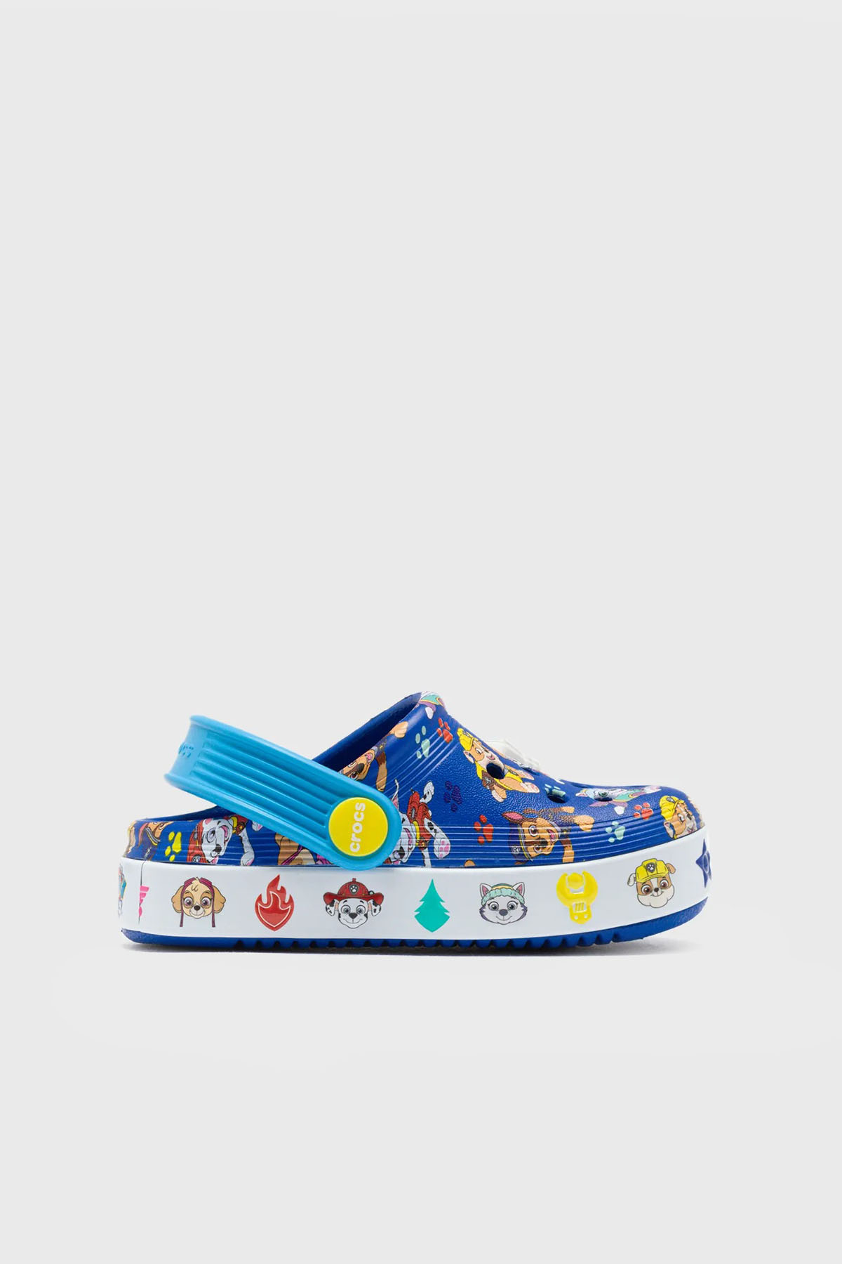 Crocs Paw Patrol Off Court Clg T Baskılı Sandalet Unisex Çocuk Terlik 208853-425 MAVİ