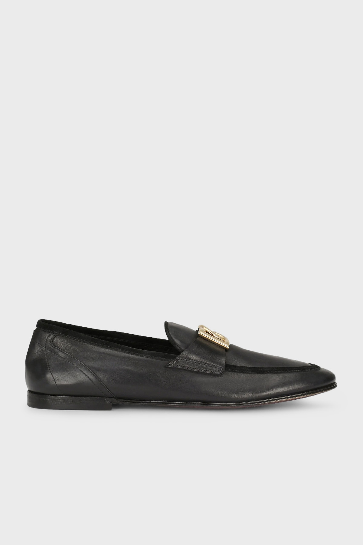 Dolce & Gabbana Deri Makosen Erkek Ayakkabı A50462 AQ993 80999 SİYAH