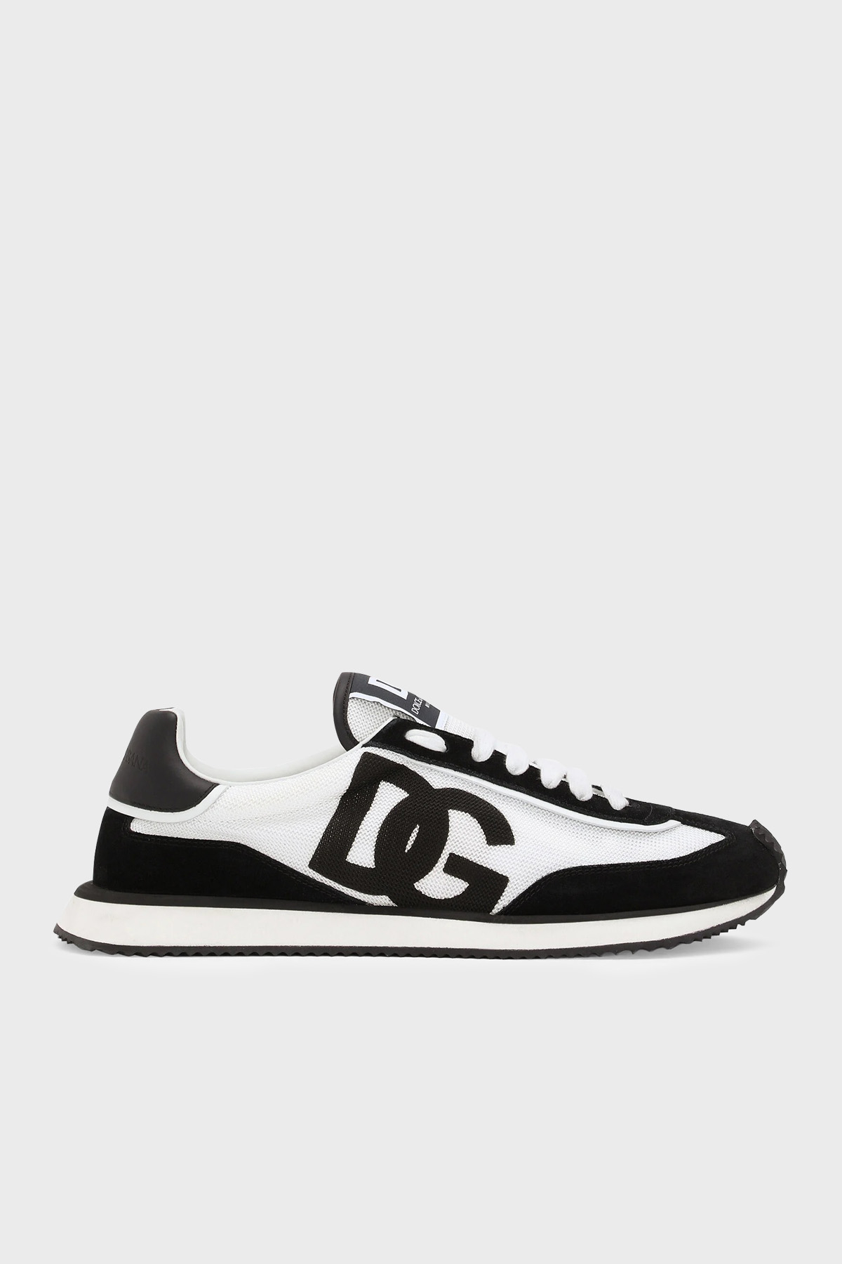Dolce & Gabbana Deri Sneaker Erkek Ayakkabı CS2288 A5355 8I050 SİYAH-BEYAZ