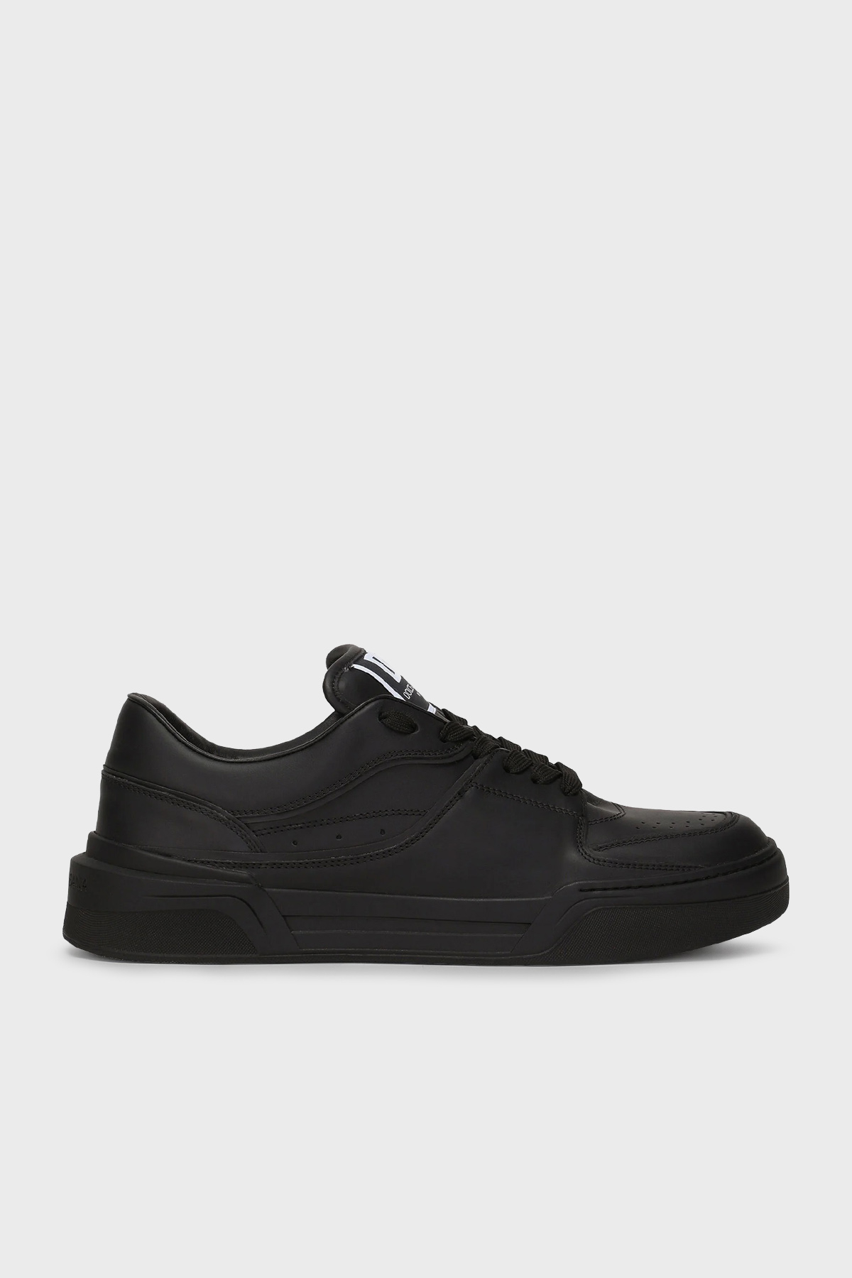 Dolce & Gabbana Hakiki Deri Sneaker Erkek Ayakkabı CS2036 A1065 80999 SİYAH