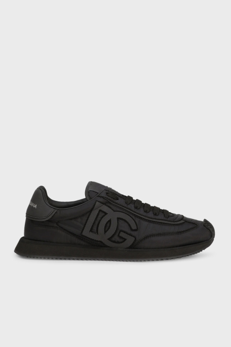 Dolce & Gabbana Logolu Hakiki Deri Karışımlı Sneaker Erkek