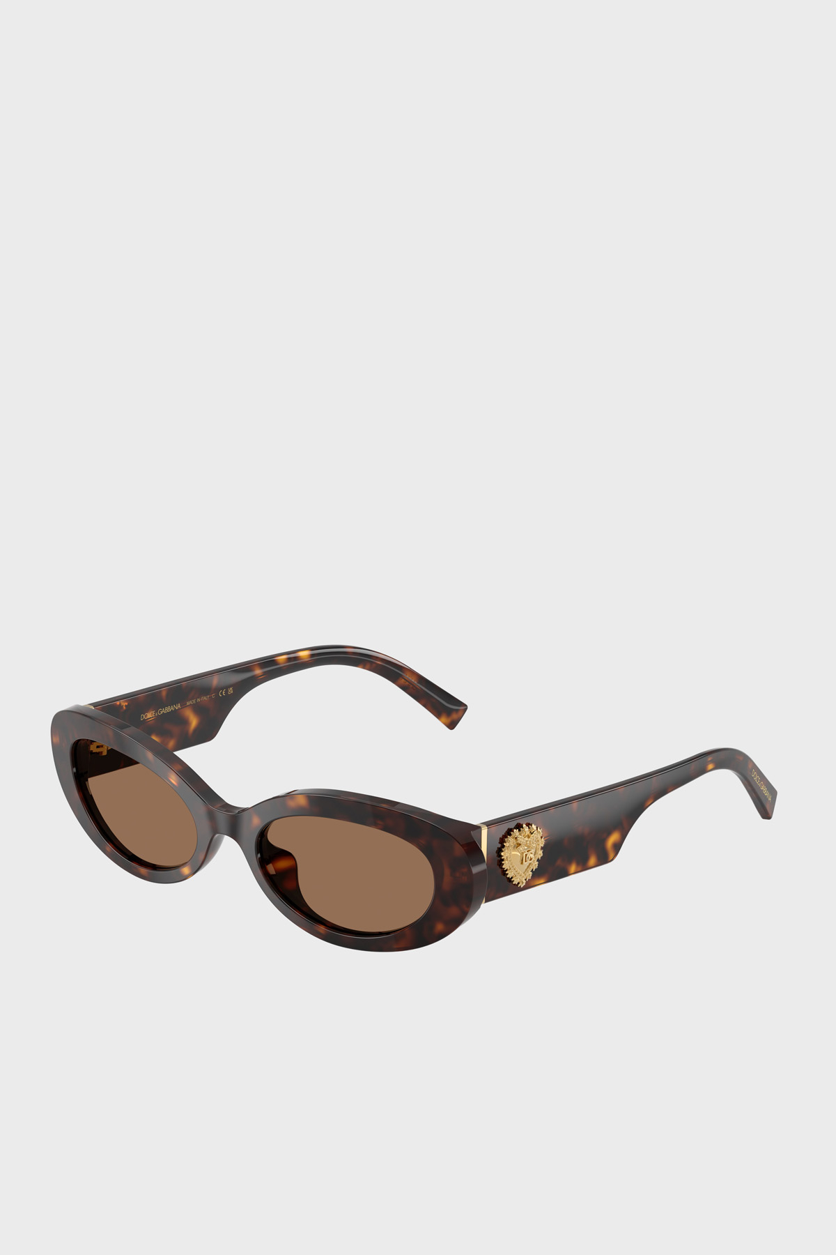 Dolce Gabbana Oval Logolu Güneş Kadın Gözlük 0DG4537 50273 53 Kaplumbağa kabuğu