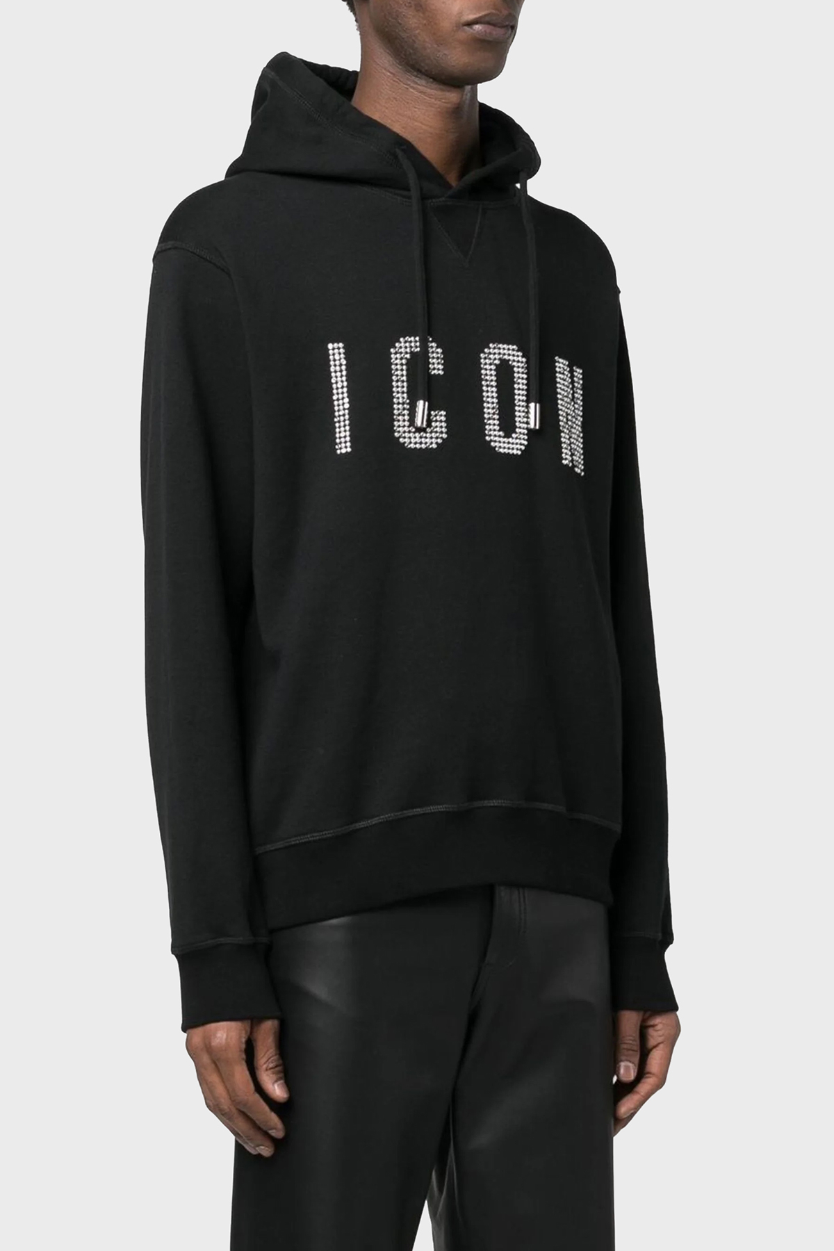 Dsquared2 Pamuklu Regular Fit Kapüşonlu Erkek Sweat S79GU0106 S25516 900 SİYAH