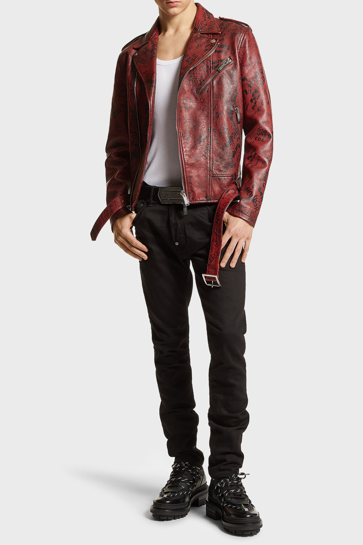 Dsquared2 Streç Pamuklu Skinny Fit Jeans Erkek Kot Pantolon S74LB1426 S30564 900 SİYAH