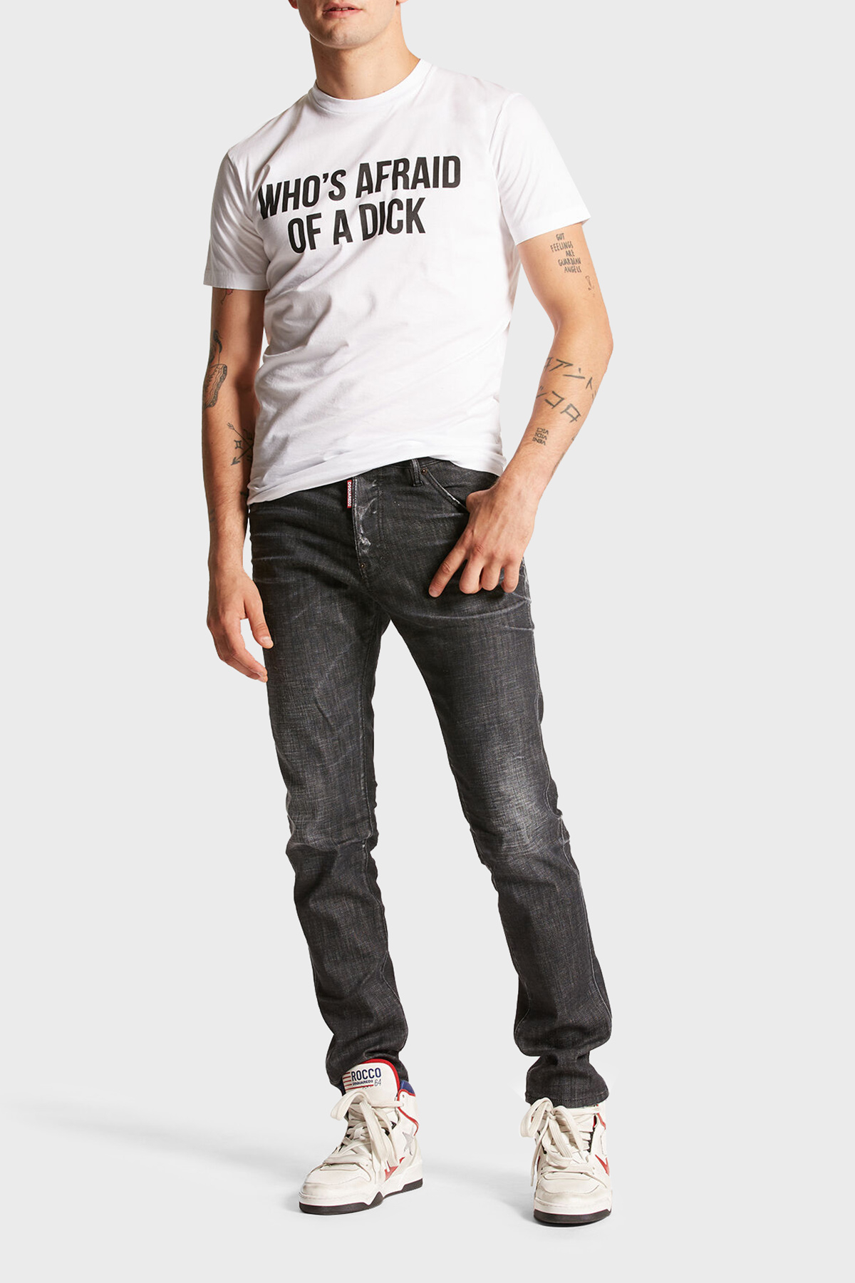 Dsquared2 Streç Pamuklu Slim Fit Jeans Erkek Kot Pantolon S71LB1358 S30357 900 SİYAH