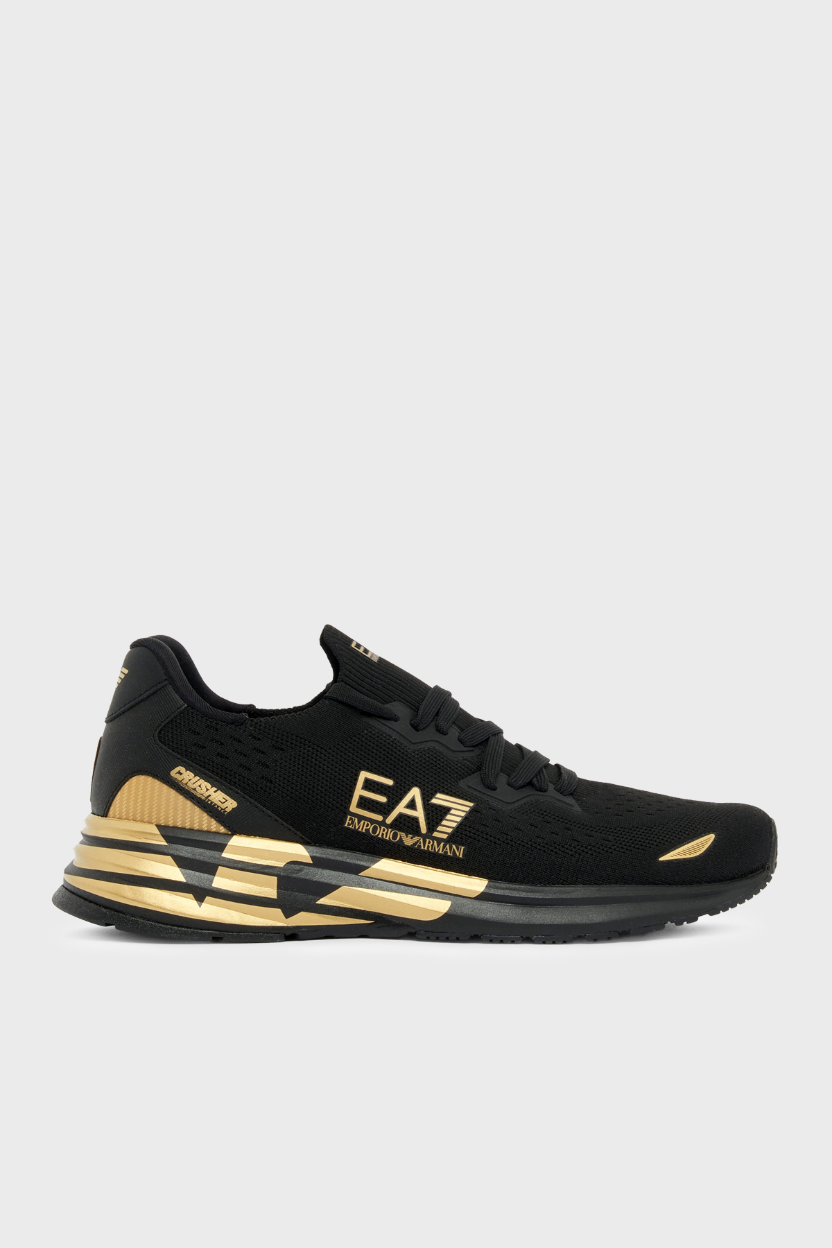 EA7 Logolu Sneaker Unisex Ayakkabı 07X000652 AF18639 MZ177 SİYAH
