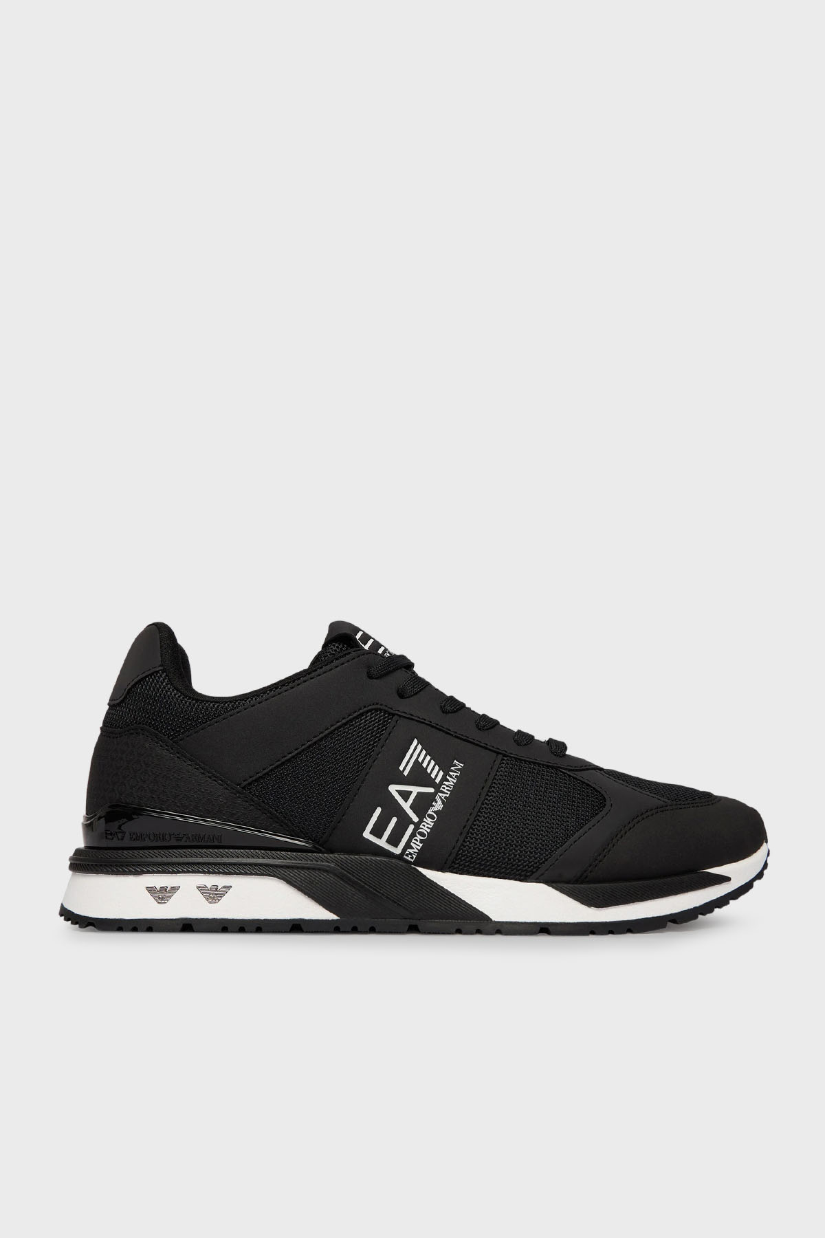 EA7 Logolu Sneaker Unisex Ayakkabı 7X000656 AF13550 MZ210 SİYAH
