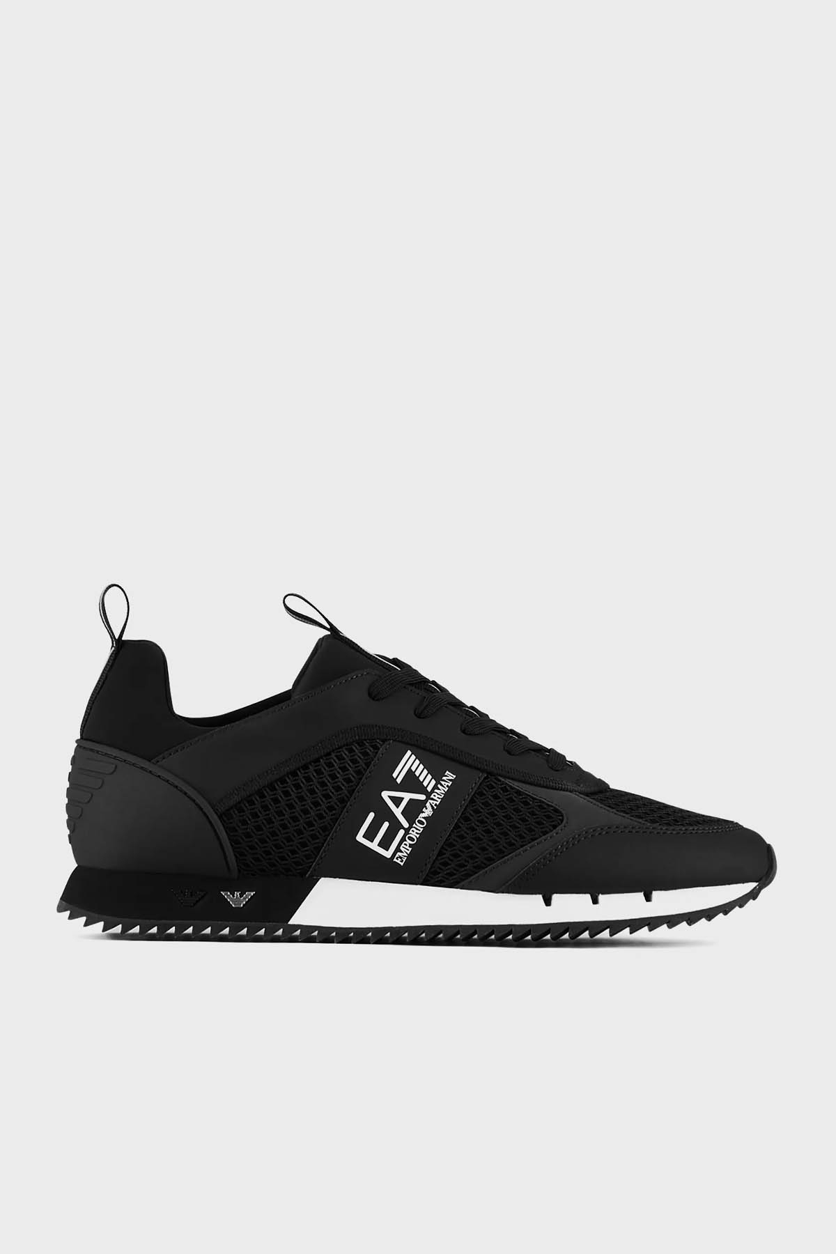 EA7 Marka Logolu Spor Unisex Ayakkabı X8X027 XK050 A120 SİYAH