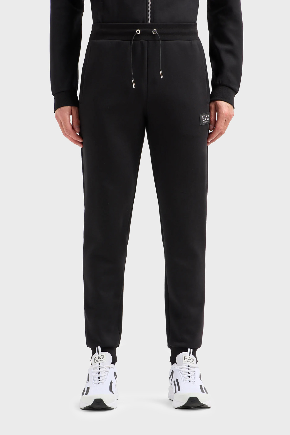 EA7 Pamuklu Regular Fit Jogger Spor Erkek Pantolon 3DPP77 PJUEZ 1200 SİYAH