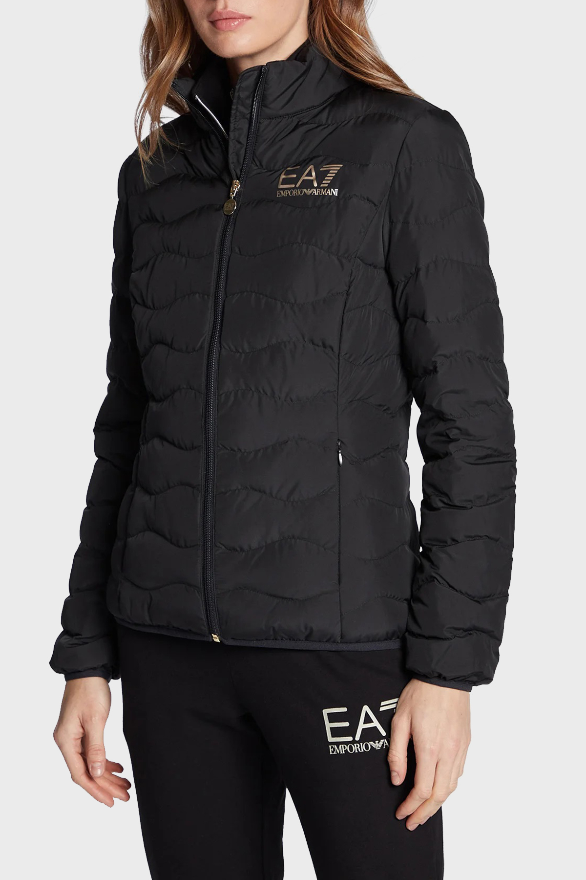 EA7 Regular Fit Hafif Dolgulu Kadın Mont 8NTB21 TNF8Z 0210 SİYAH