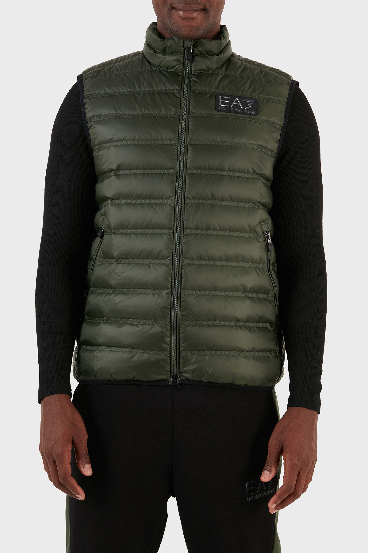 EA7 Regular Fit Kuş Tüyü Dolgulu Şişme Erkek Yelek 6RPQ02 PN5ZZ 1845 HAKİ