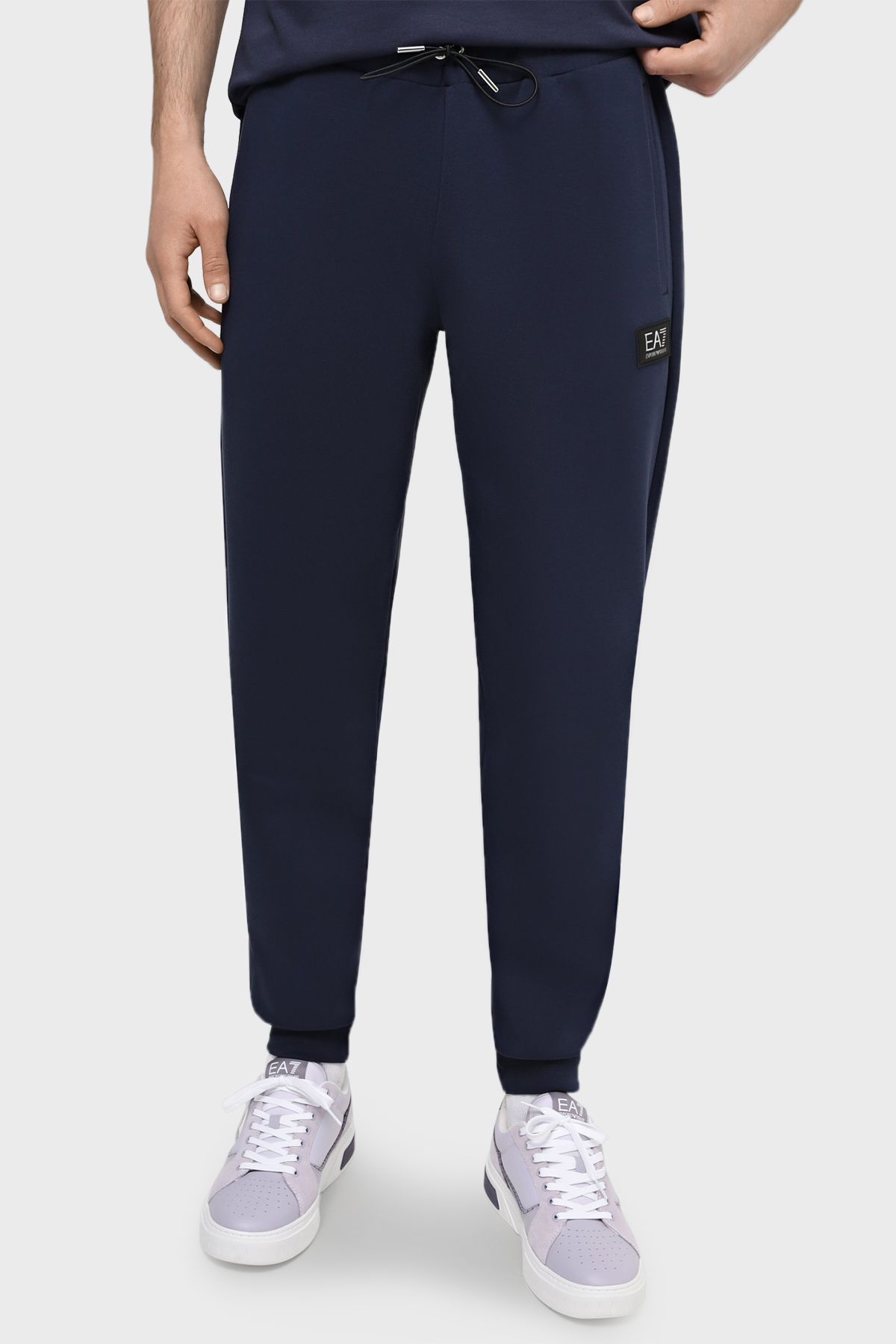 EA7 Regular Fit Pamuklu Jogger Spor Erkek Pantolon 3DPP77 PJUEZ 1554 LACİVERT