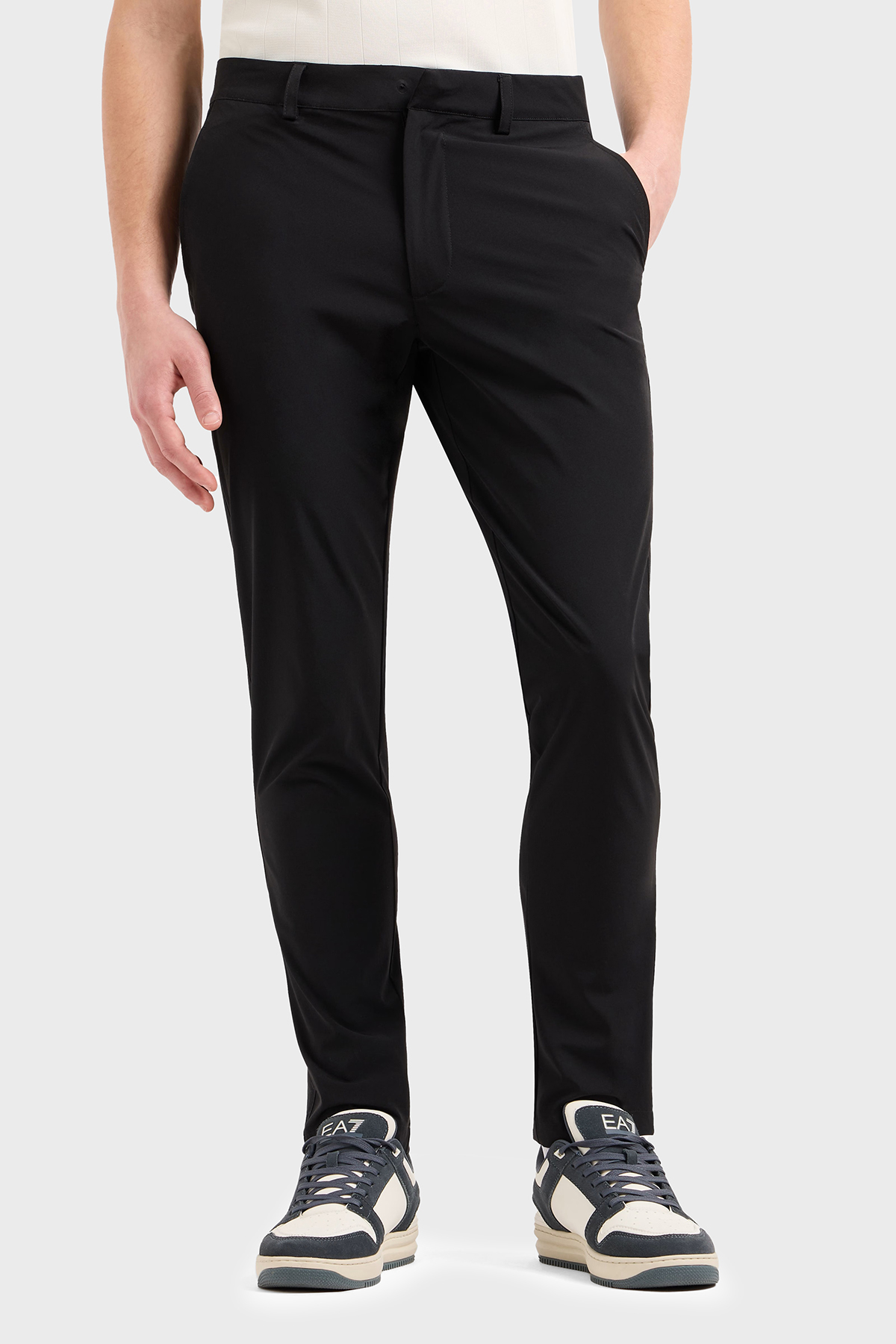 EA7 Slim Fit Normal Bel Dar Paça Erkek Pantolon 7M000509 AF14589 UC001 SİYAH
