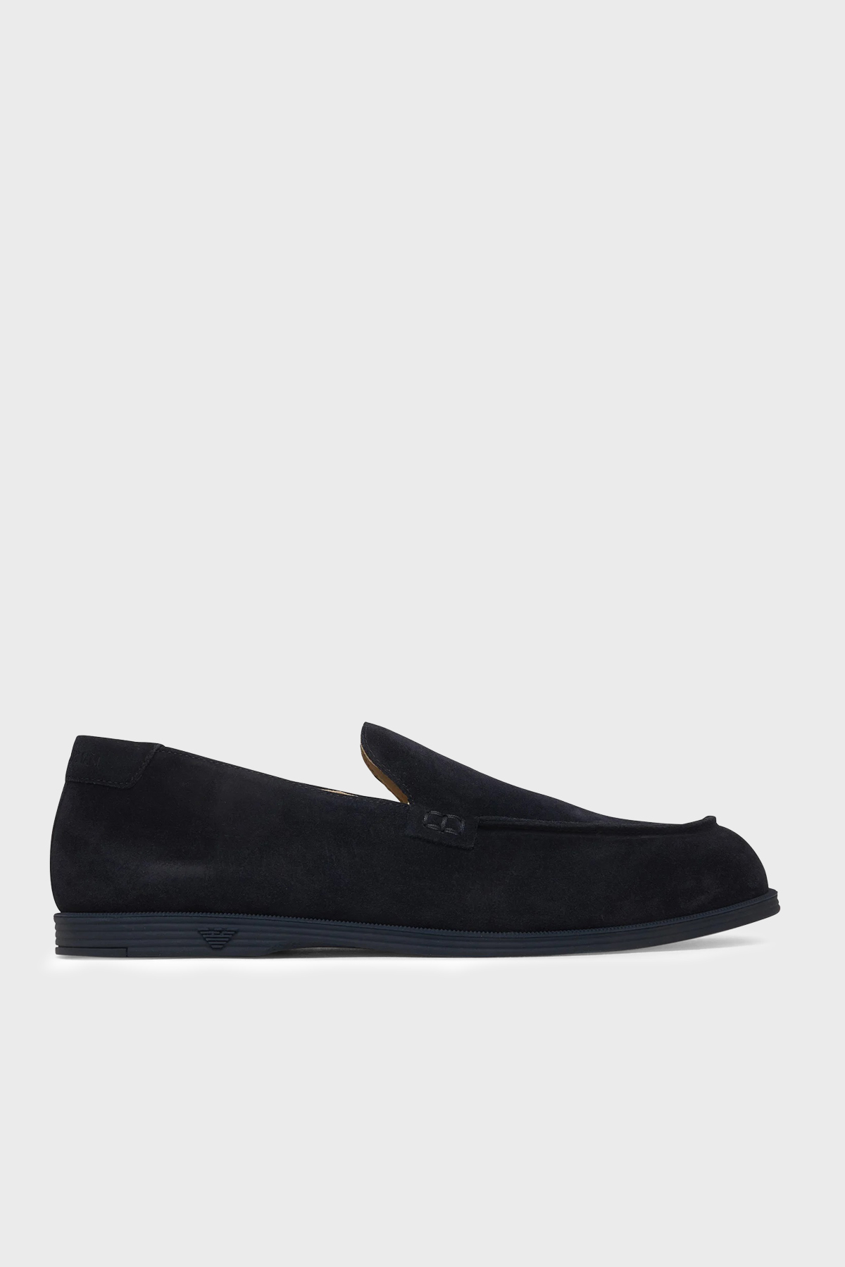 Emporio Armani % 100 Deri Loafer Erkek Ayakkabı EM004941 AF23967 UB117 LACİVERT