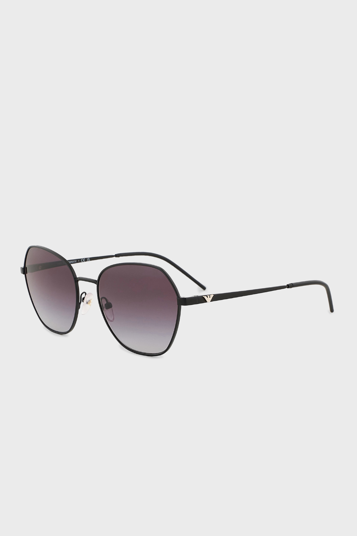 Emporio Armani Asimetrik Güneş Kadın Gözlük 0EA2161 30018G 55 Mat Siyah-Gri Gradyan