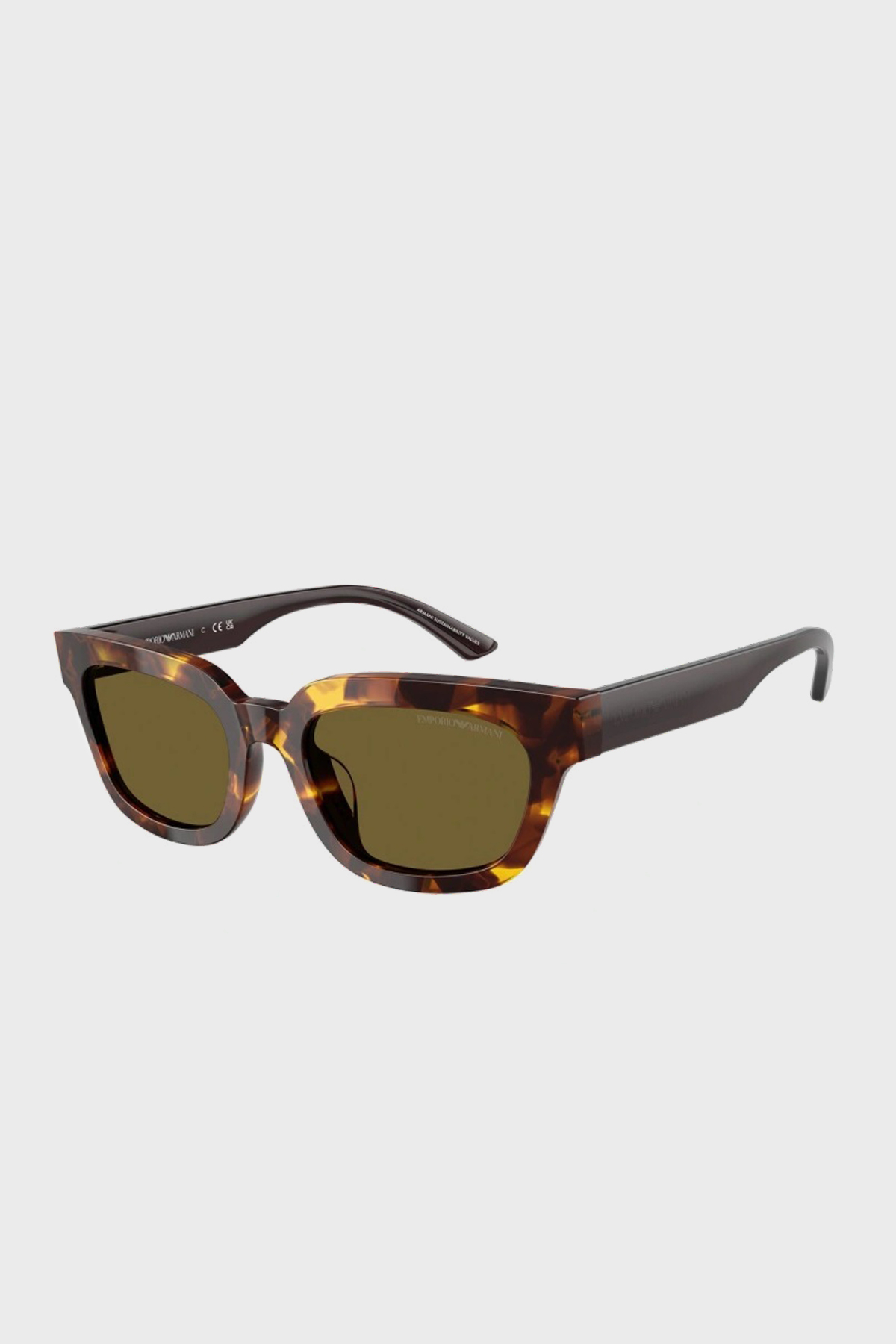Emporio Armani Asimetrik Güneş Kadın Gözlük 0EA4233U 618173 53 Havana Sarı-Koyu Kahve
