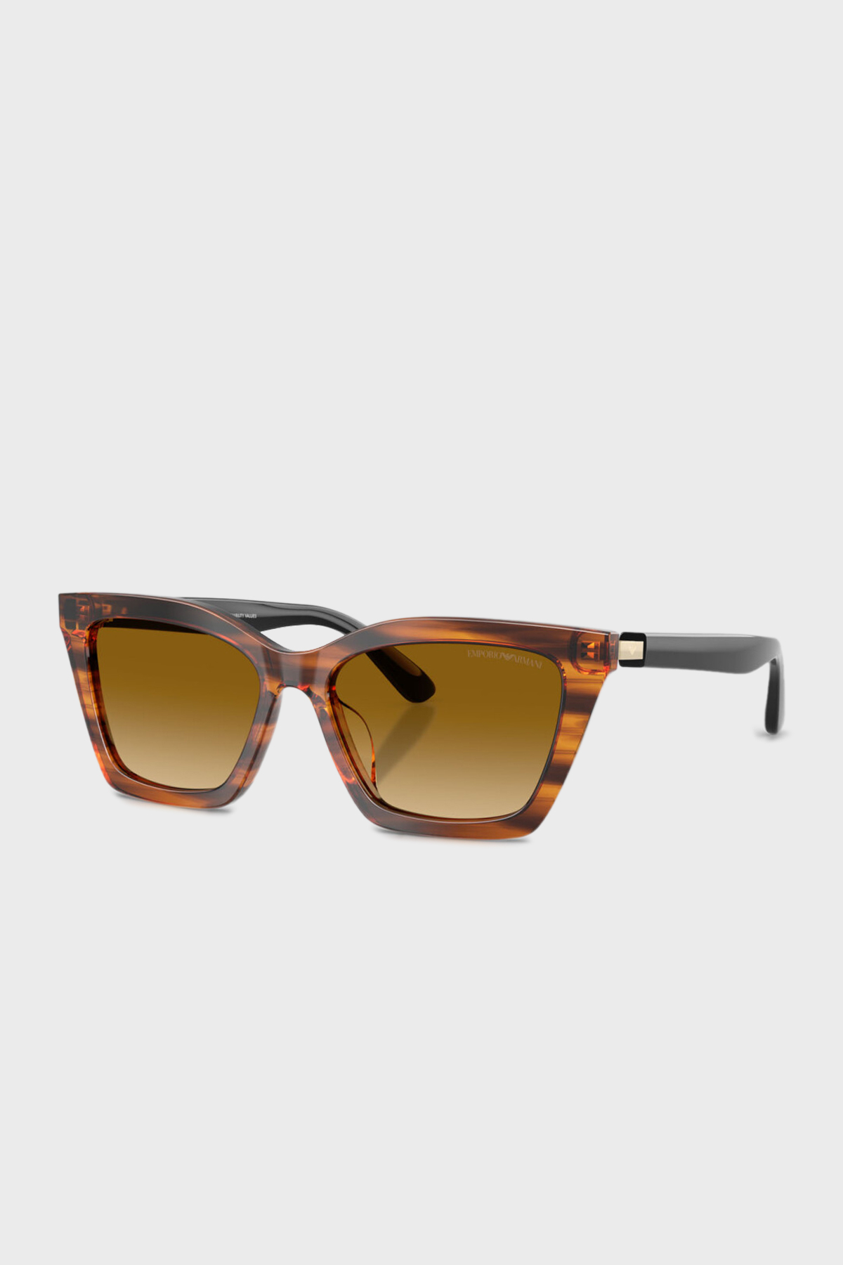 Emporio Armani Butterfly Güneş Kadın Gözlük 0EA4250U 62682L 54 Parlak Çizgili Sarı-Degrade Sa