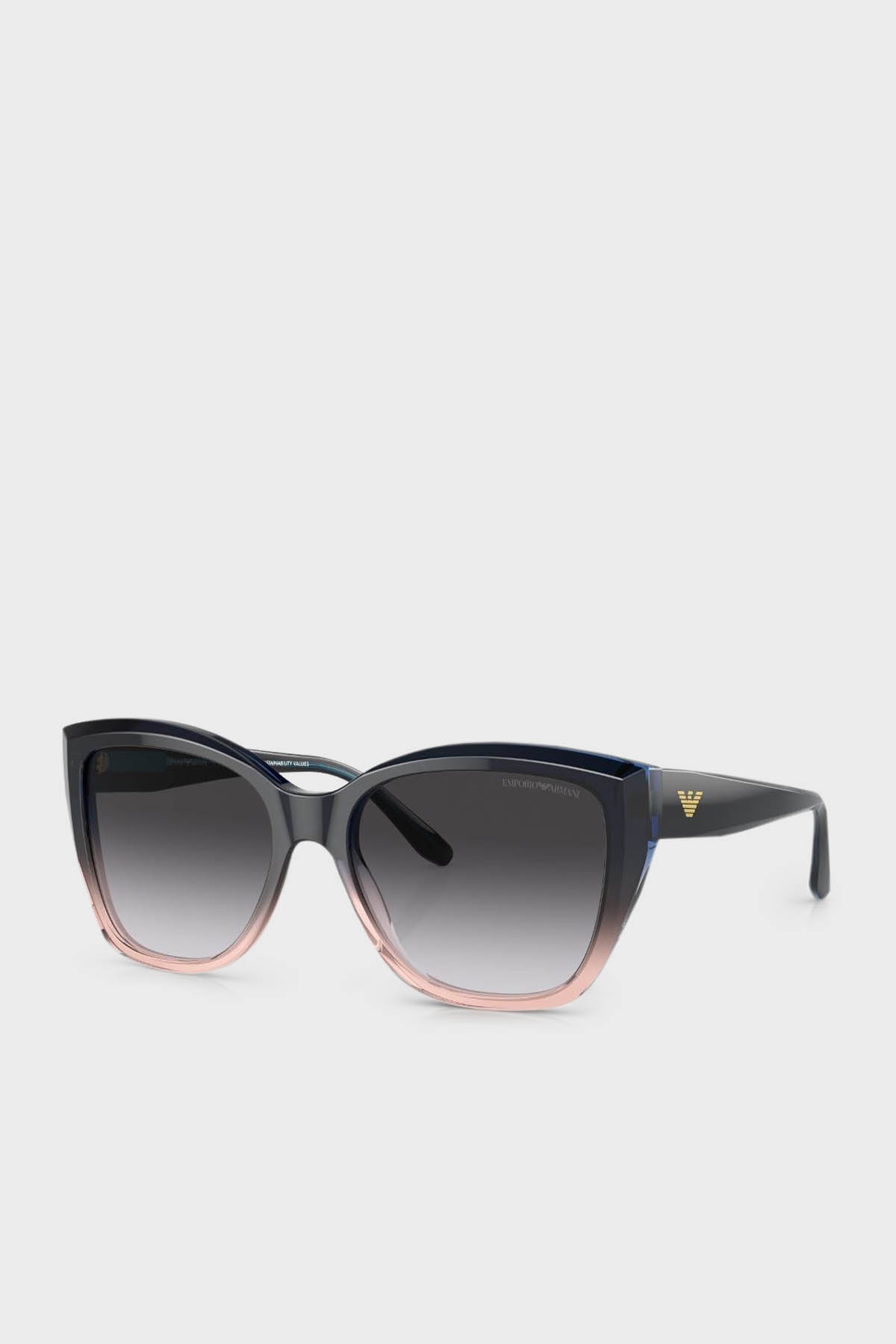 Emporio Armani Cat Güneş Kadın Gözlük 0EA4198 59918G 55 Degrade Mavi-Degrade Gri