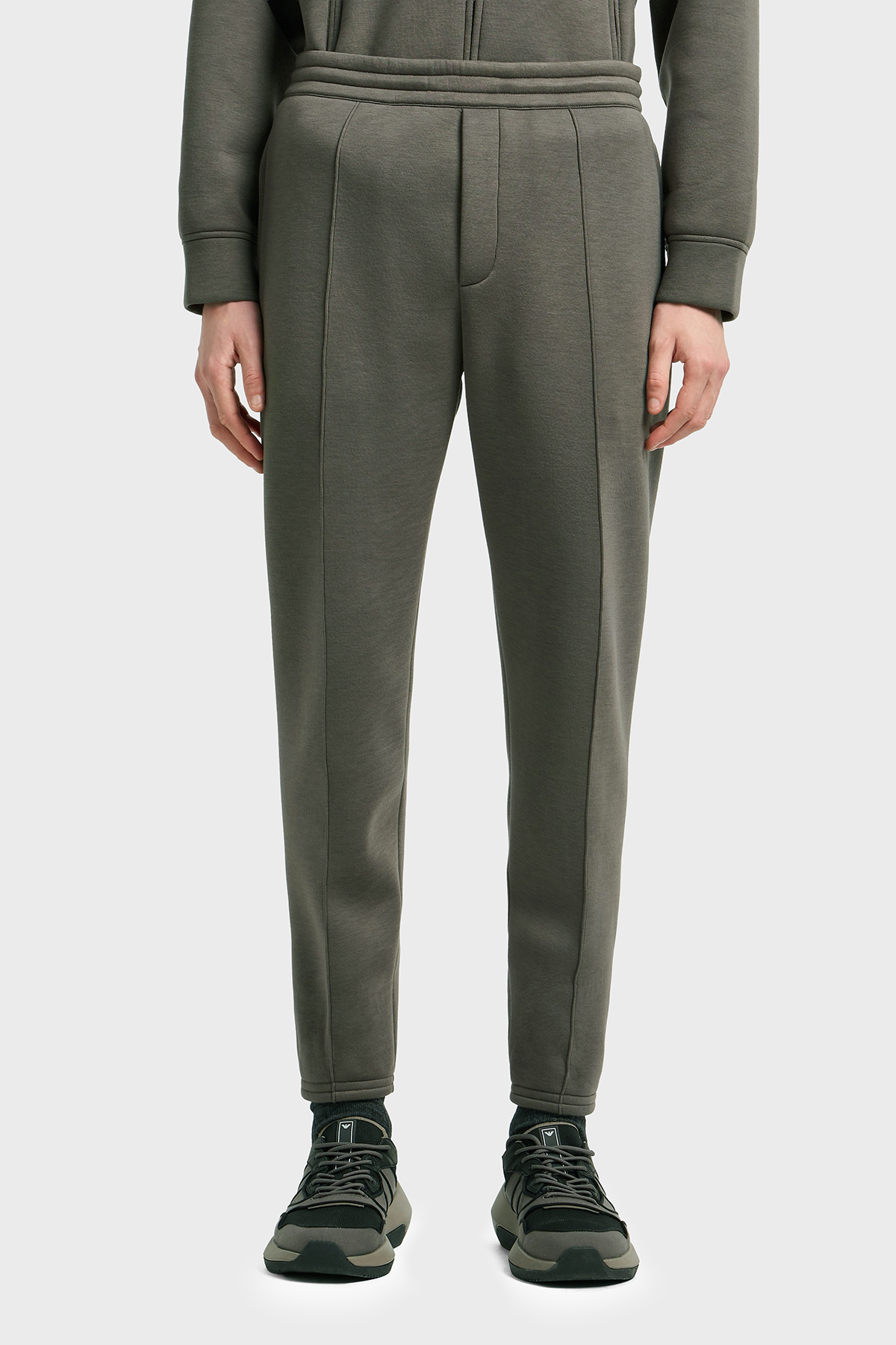 Emporio Armani Çimalı Regular Fit Normal Bel Jogger Erkek Pantolon EM003051 AF17545 U8143 HAKİ