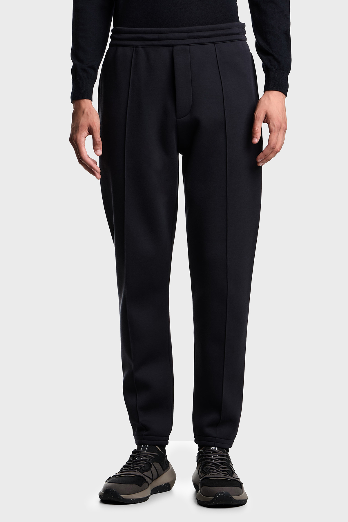 Emporio Armani Çimalı Regular Fit Normal Bel Jogger Erkek Pantolon EM003051 AF17545 UB118 LACİVERT