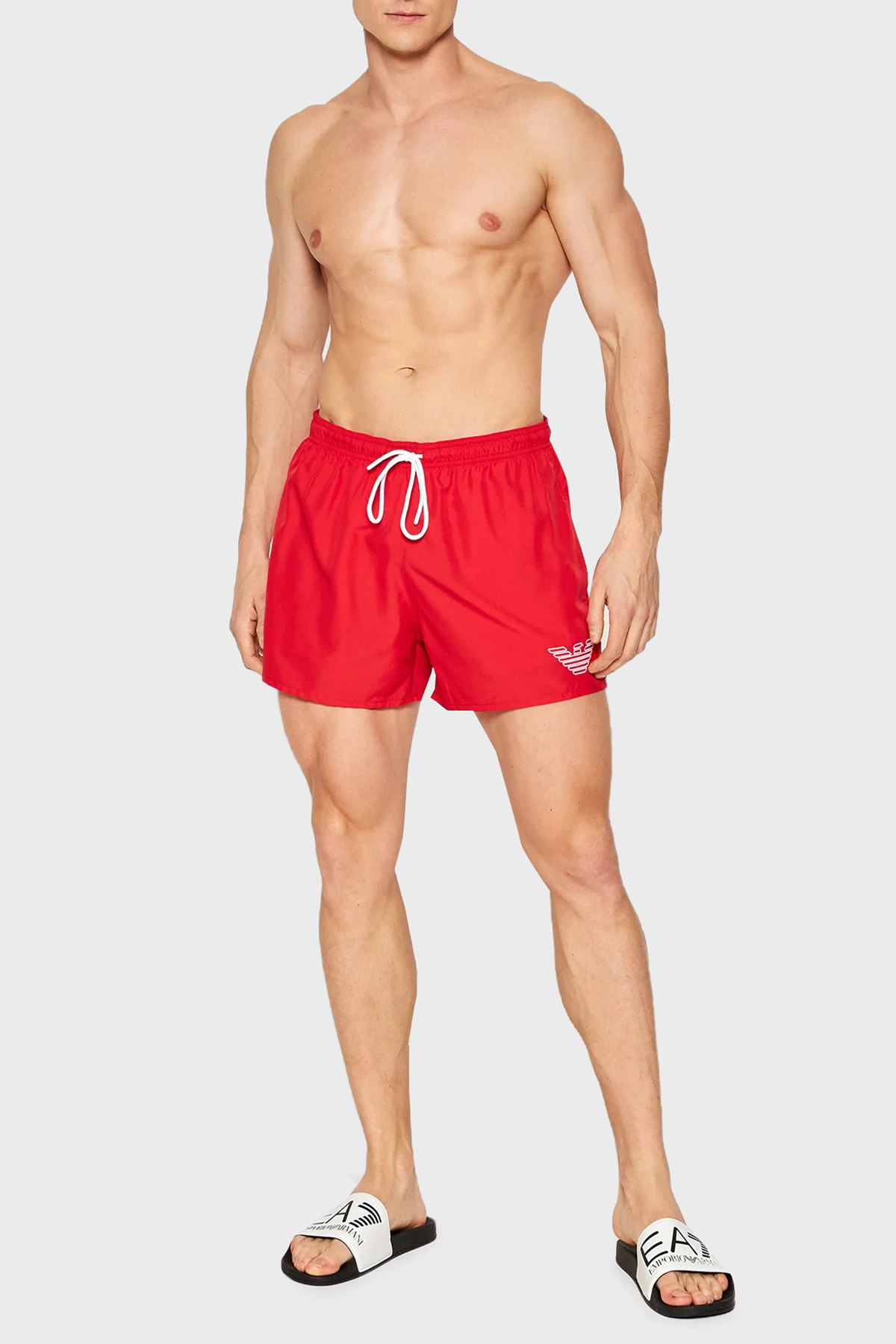 Emporio Armani Deniz Şortu Cepli Erkek Mayo Short S 211752 2R438 00173 KIRMIZI