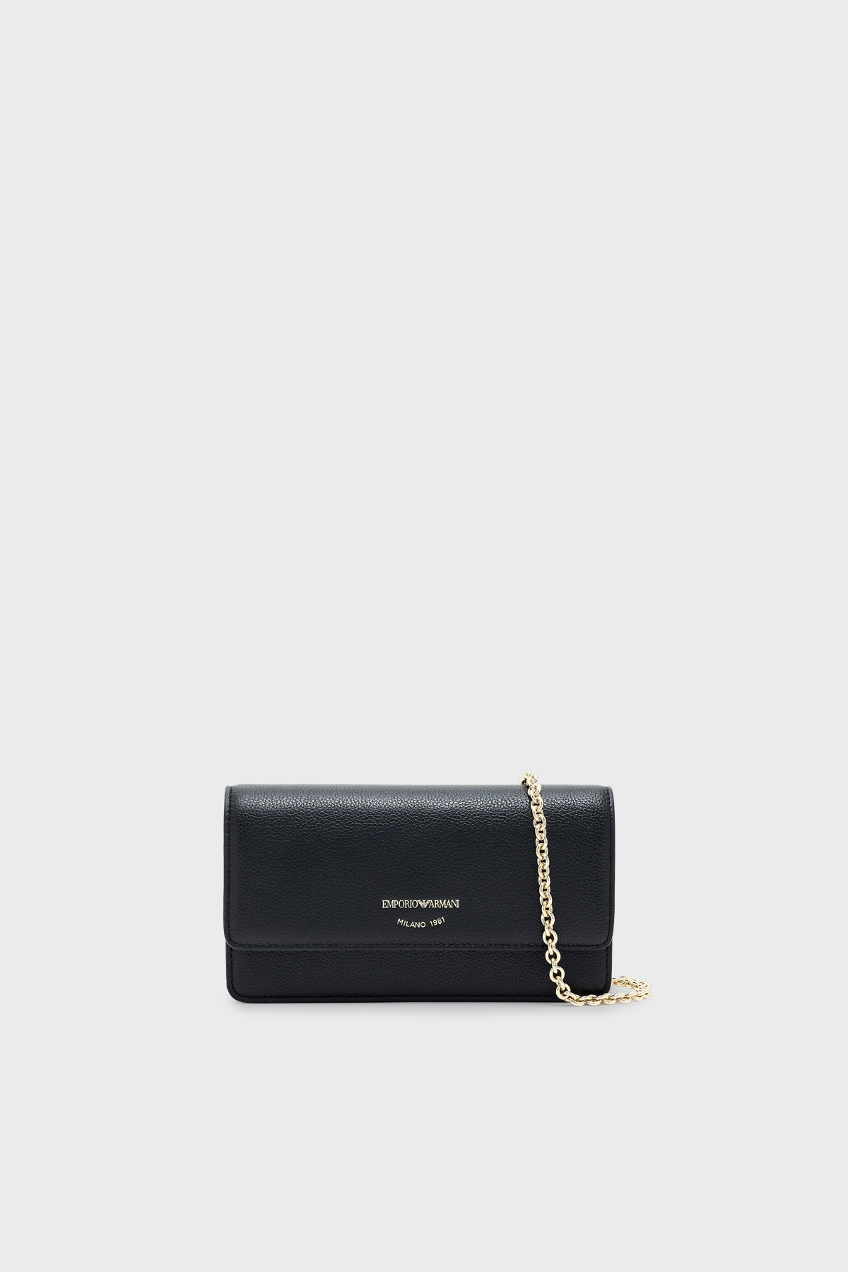 Emporio Armani Deri Logolu Zincir Askılı Kadın Çanta EW003036 AF19568 UC001 SİYAH
