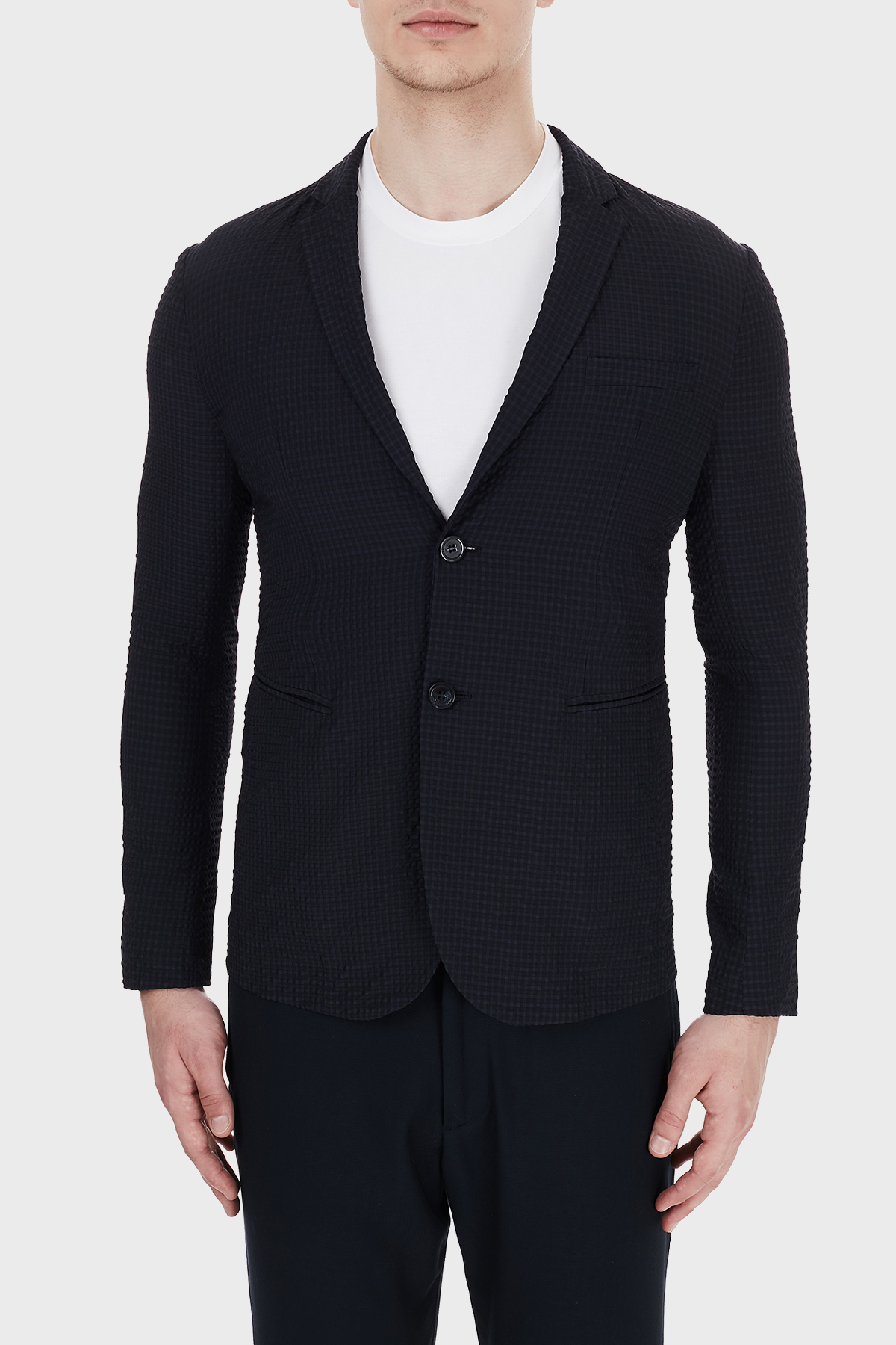 Emporio Armani Düğmeli Cepli Blazer Erkek Ceket 51G620 51306 922 LACİVERT