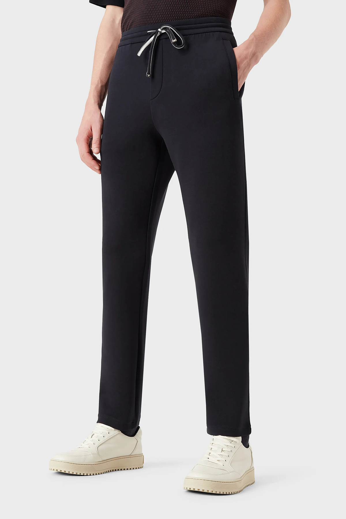Emporio Armani Belden Bağlamalı Cepli Pamuklu Erkek Pantolon 8N1PD8 1JHSZ 0920 LACİVERT
