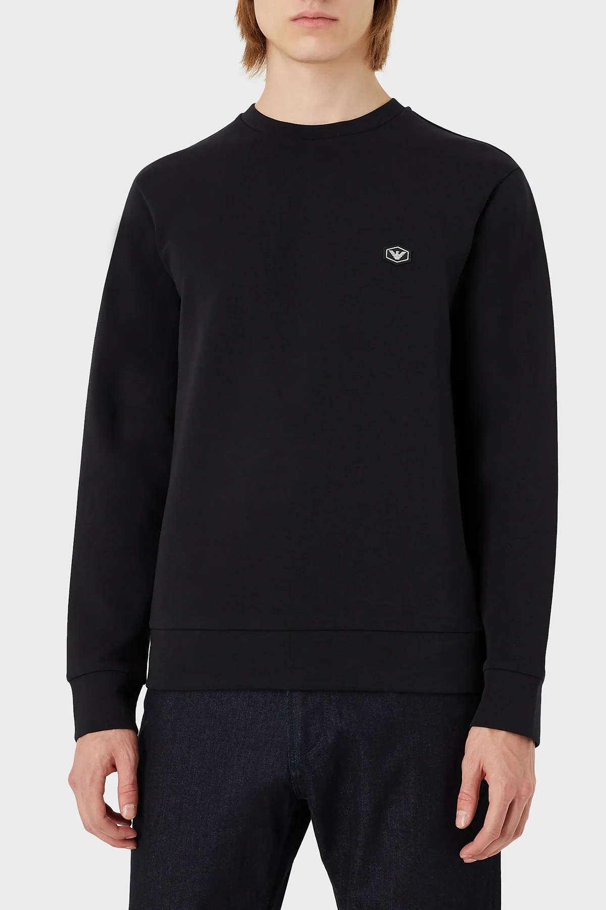 Emporio Armani Regular Fit Bisiklet Yaka Pamuklu Erkek Sweat 8N1MD1 1JHSZ 0920 LACİVERT