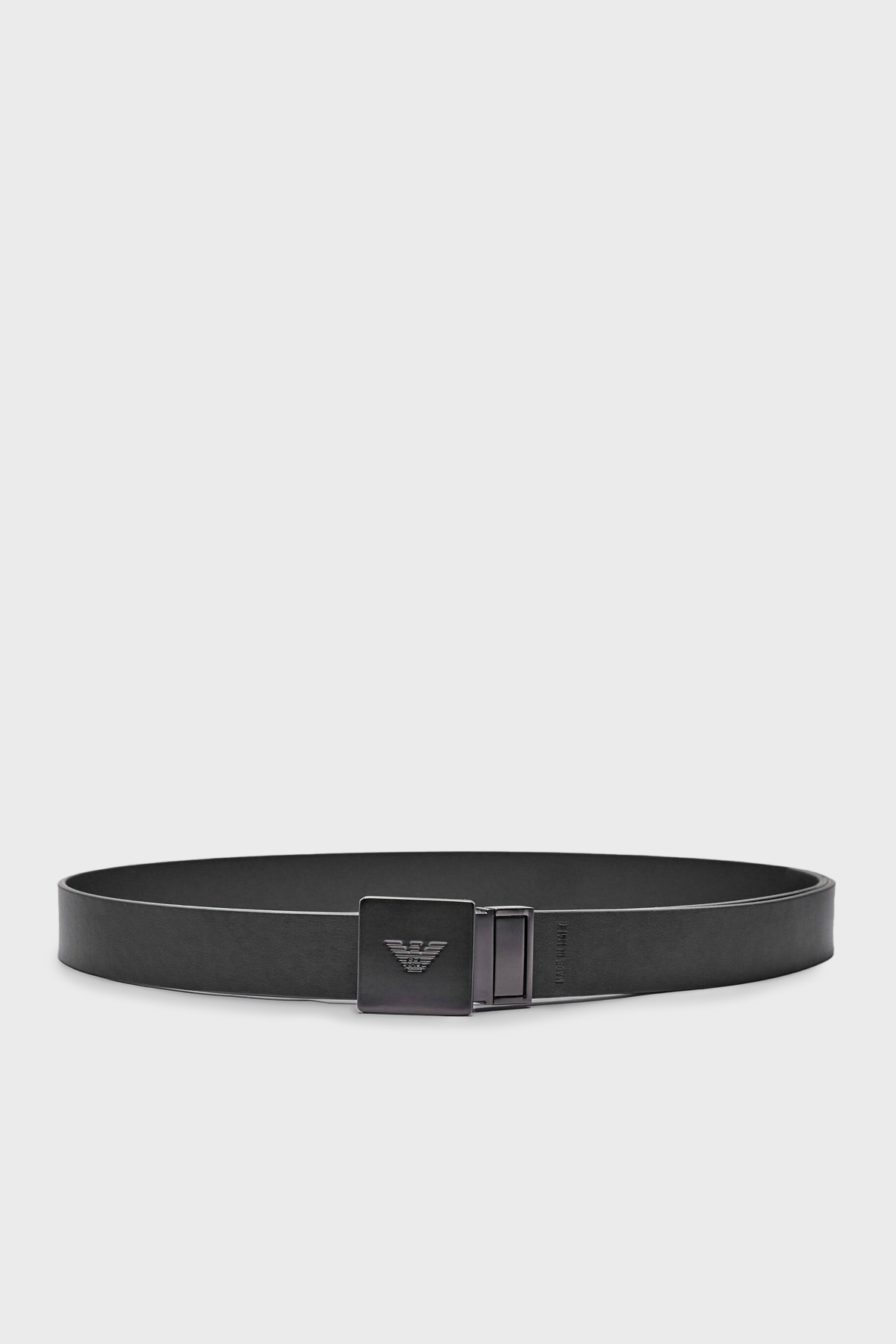 Emporio Armani Hakiki Deri Çift Taraflı Erkek Kemer EM001651 AF14719 M6096 SİYAH
