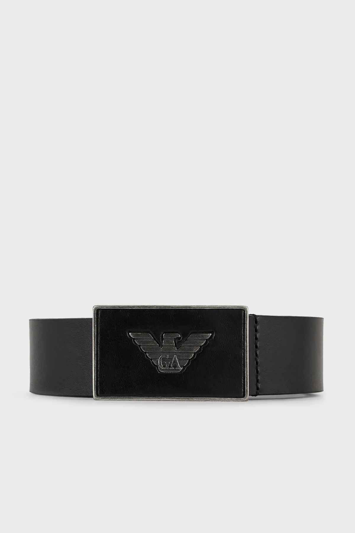 Emporio Armani Logo Baskılı Hakiki Deri Erkek Kemer Y4S196 YDC0G 80001 SİYAH