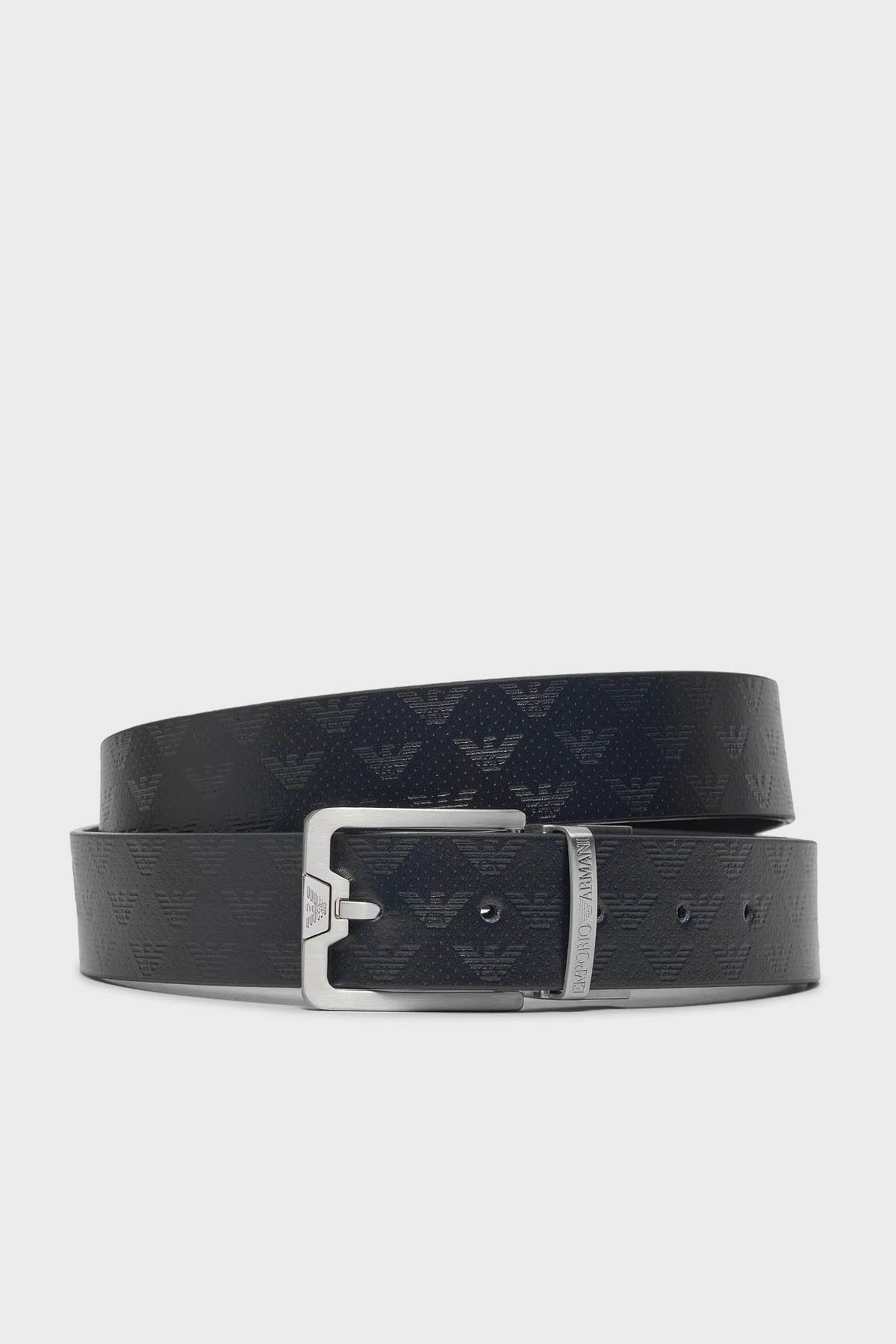 Emporio Armani Hakiki Deri Marka Baskılı Erkek Kemer Y4S502 Y221E 81386 SİYAH