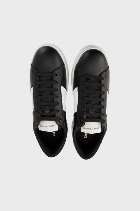 Emporio Armani Hakiki Deri Sneaker Erkek Ayakkabı X4X570 XN840
