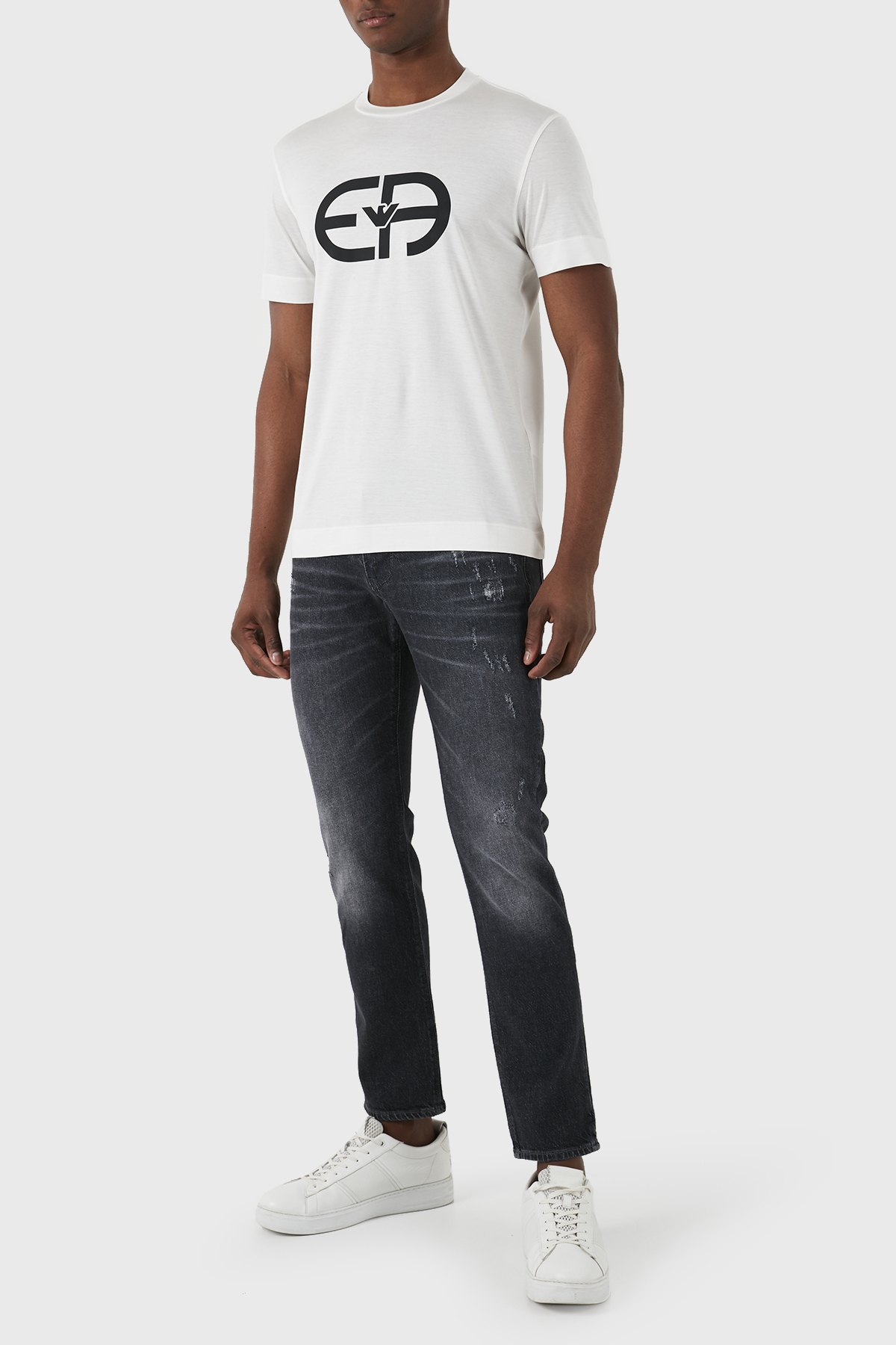 Emporio Armani J06 Düşük Bel Slim Fit Jeans Erkek Kot Pantolon 3D1J06 1D06Z 0007 SİYAH