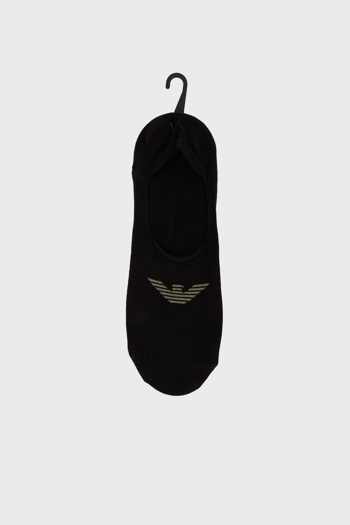 Emporio Armani Jakarlı Kartal Logolu 3 Pack Babet Erkek Çorap EM000548 AF12271 MC061 SİYAH
