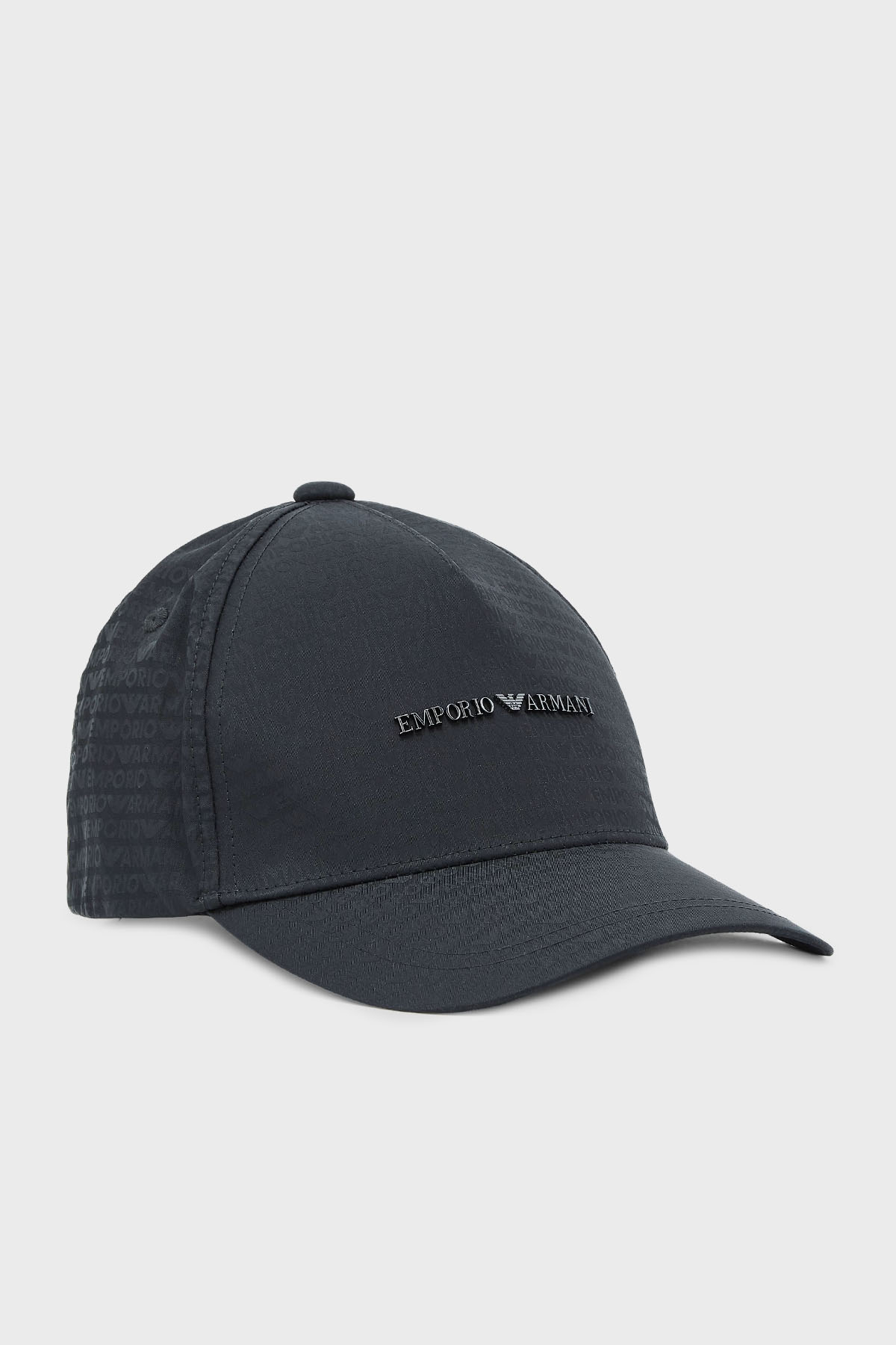 Emporio Armani Jakarlı Logo Baskılı Erkek Şapka EM003741 AF15384 UC001 SİYAH