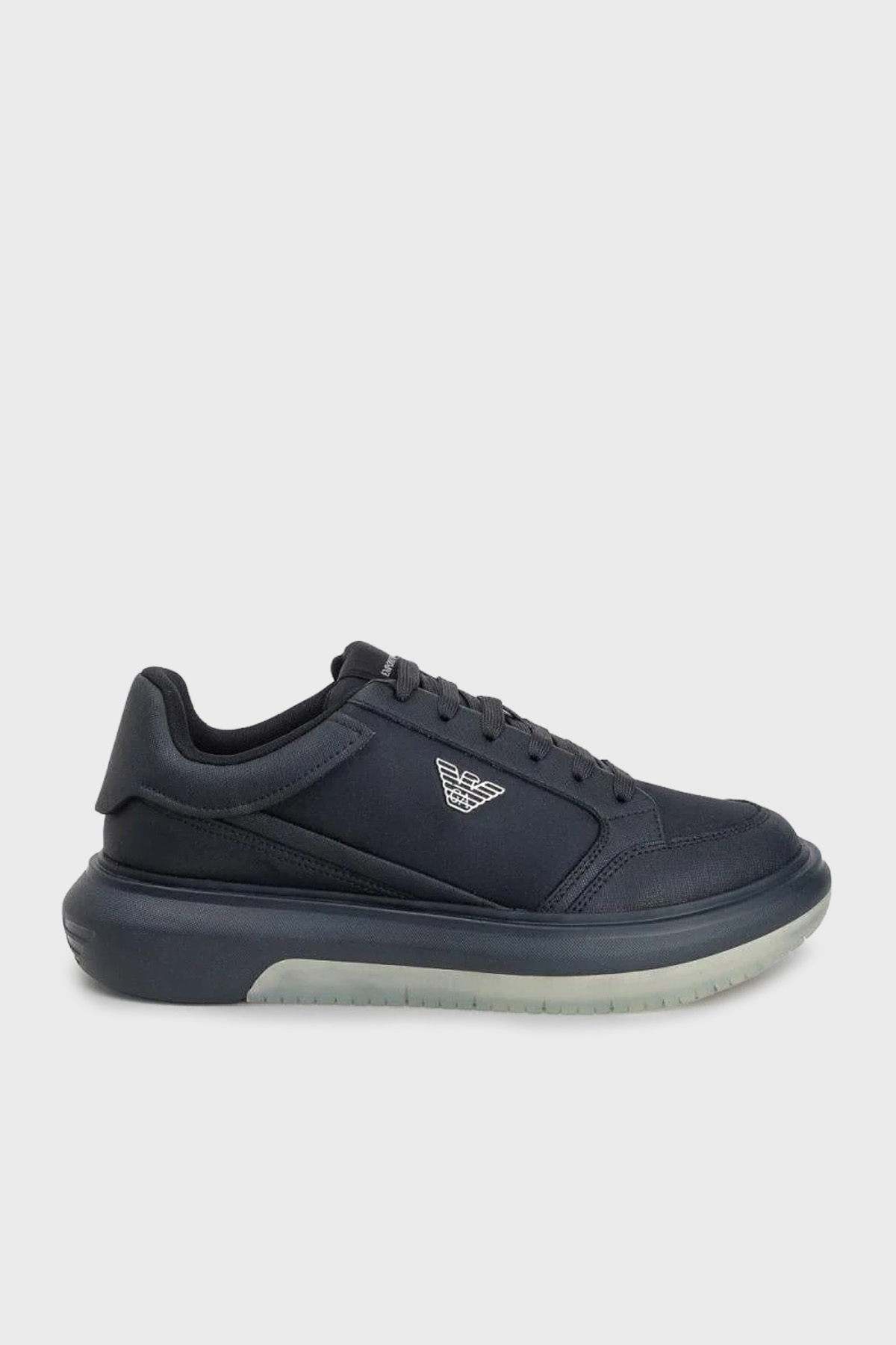 Emporio Armani Kalın Taban Sneaker Erkek Ayakkabı EM003666 AF19532 MB007 LACİVERT