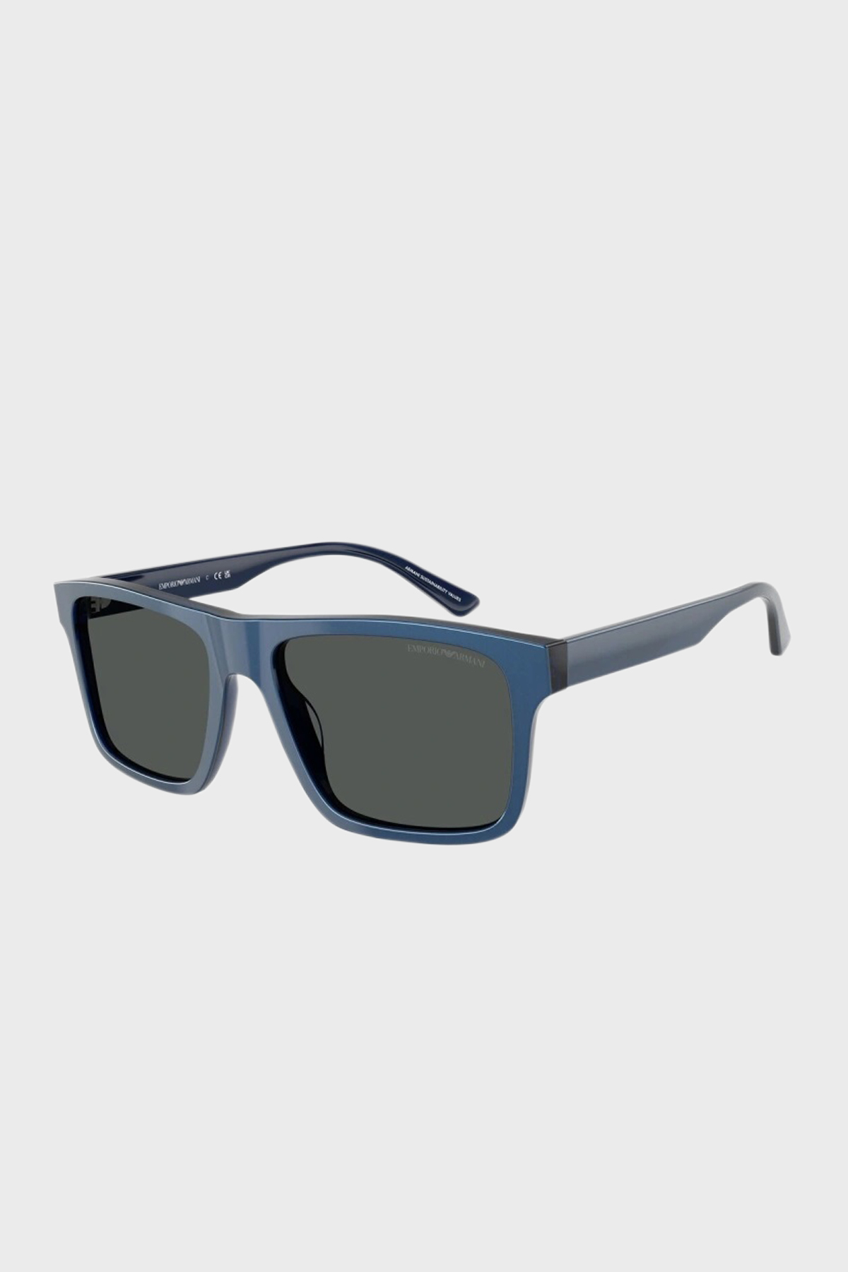 Emporio Armani Kare Güneş Erkek Gözlük 0EA4232 617587 57 Yanar Döner Mavi-Duman