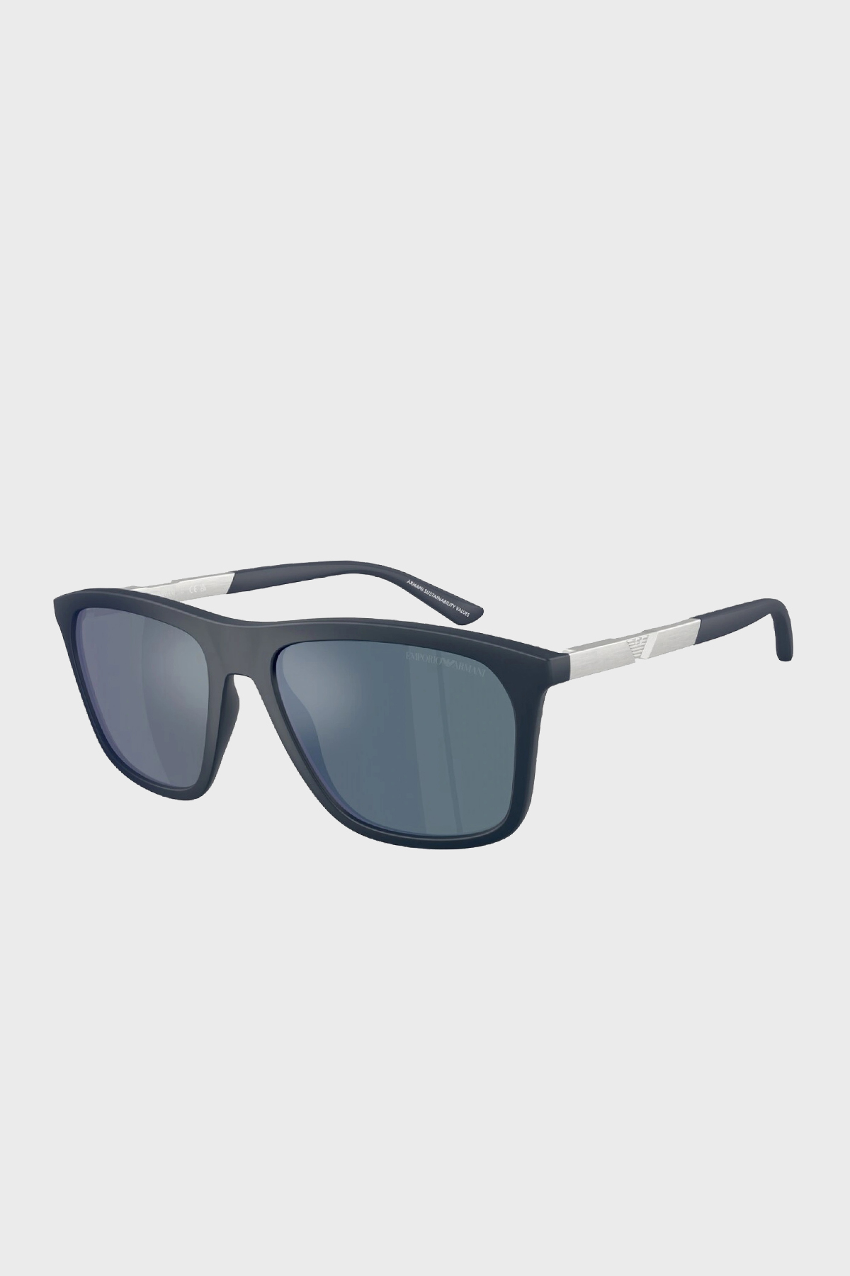 Emporio Armani Kare Güneş Erkek Gözlük 0EA4237 618925 57 Mat Koyu Mavi