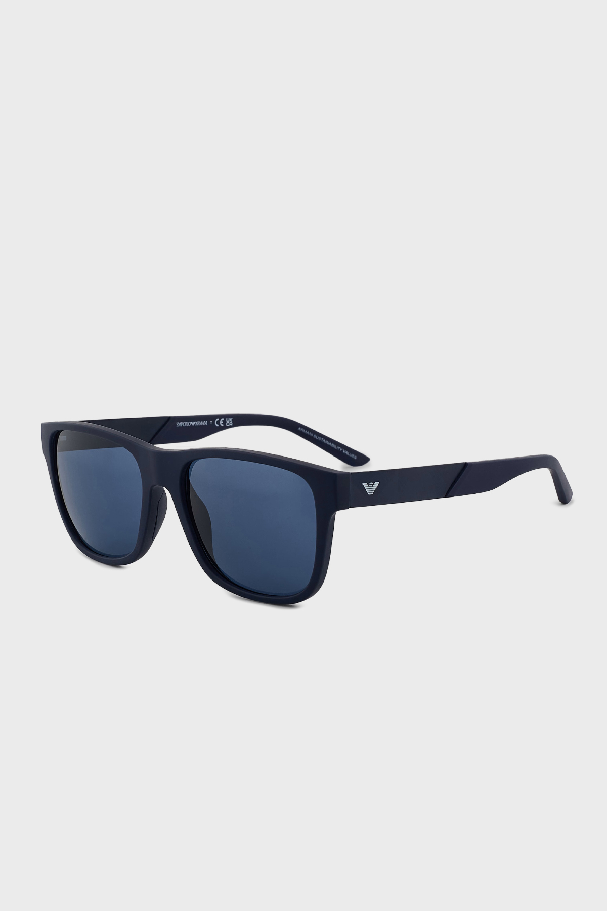 Emporio Armani Kare Güneş Erkek Gözlük 0EA4243 624480 56 Mat Mavi-Koyu Mavi