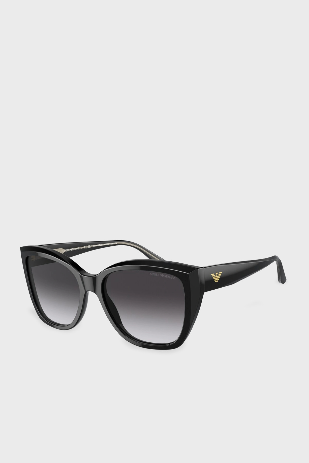 Emporio Armani Kedi Güneş Kadın Gözlük 0EA4198 50178G 55 Siyah-Degrade Gri