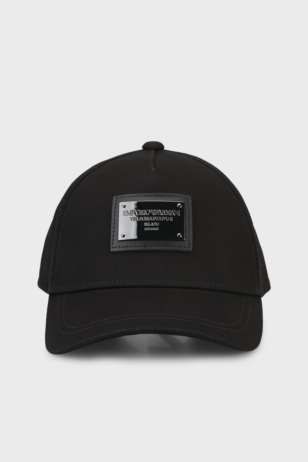 Emporio Armani Logolu % 100 Pamuk Kadın Şapka EW004174 AF14765 UC001 SİYAH